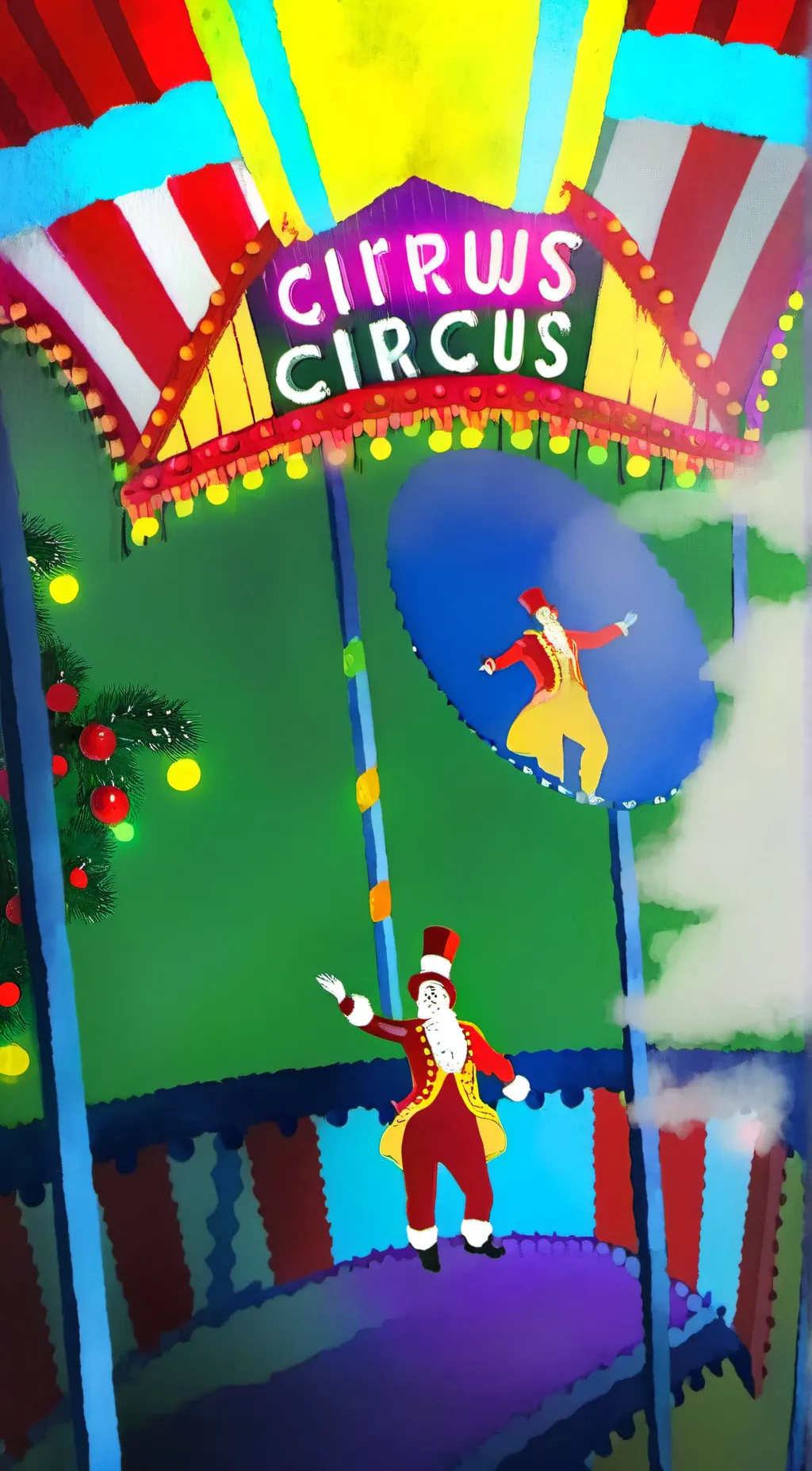 ai character: tadc(christmas) background