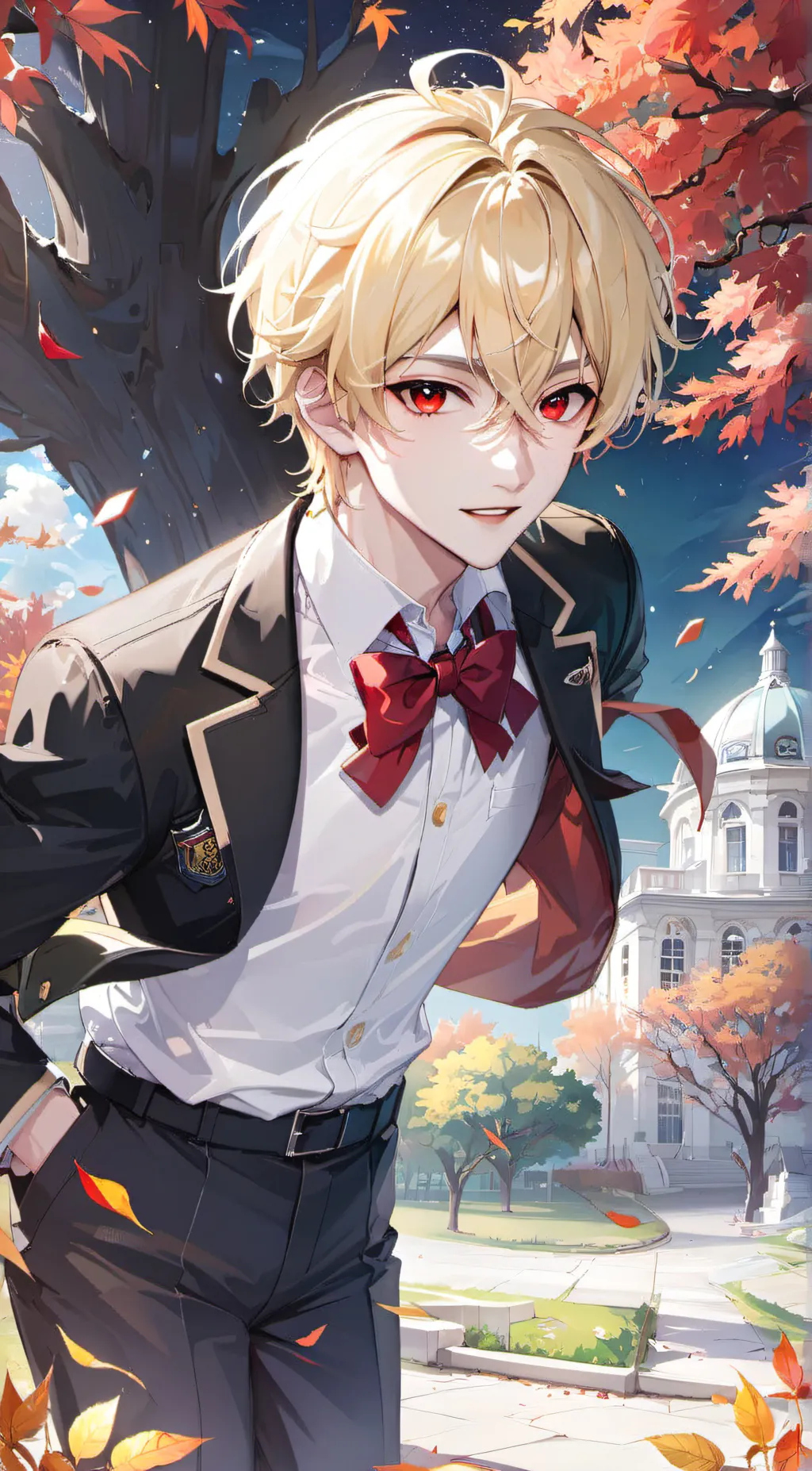 ai character: katzuki bakugo background