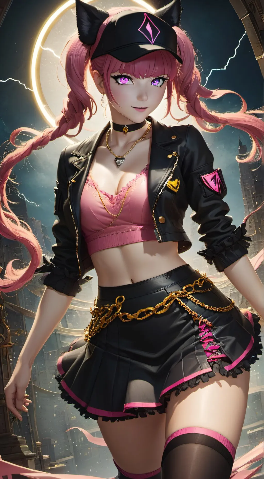 ai character: Zoe Grizzblot background