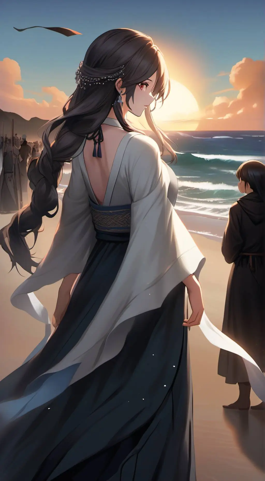 ai character: Luna background