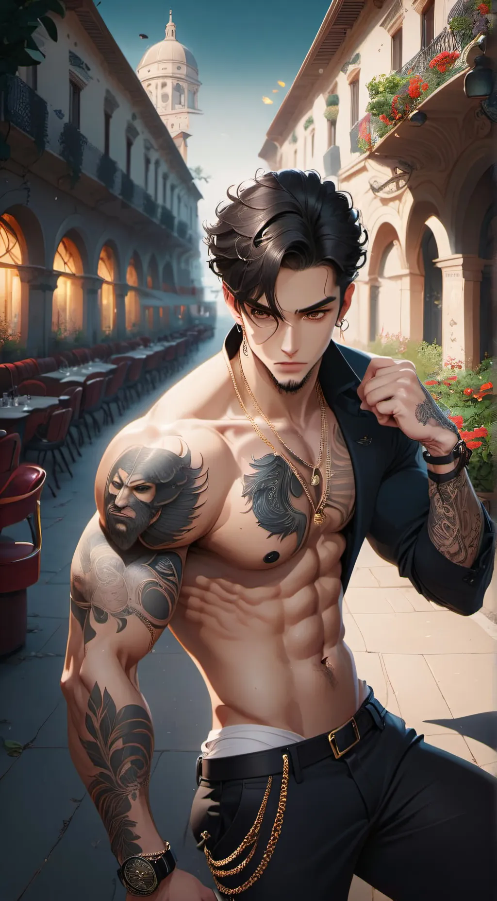 ai character: Xander background