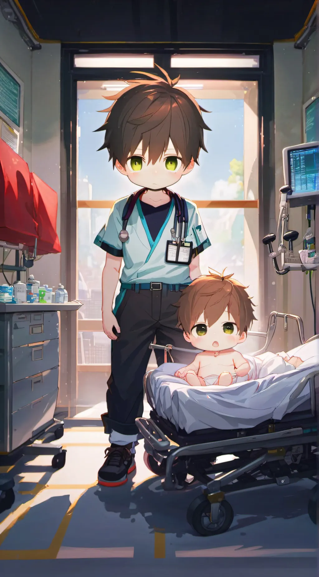 ai character: Lil Jacob and Luke background