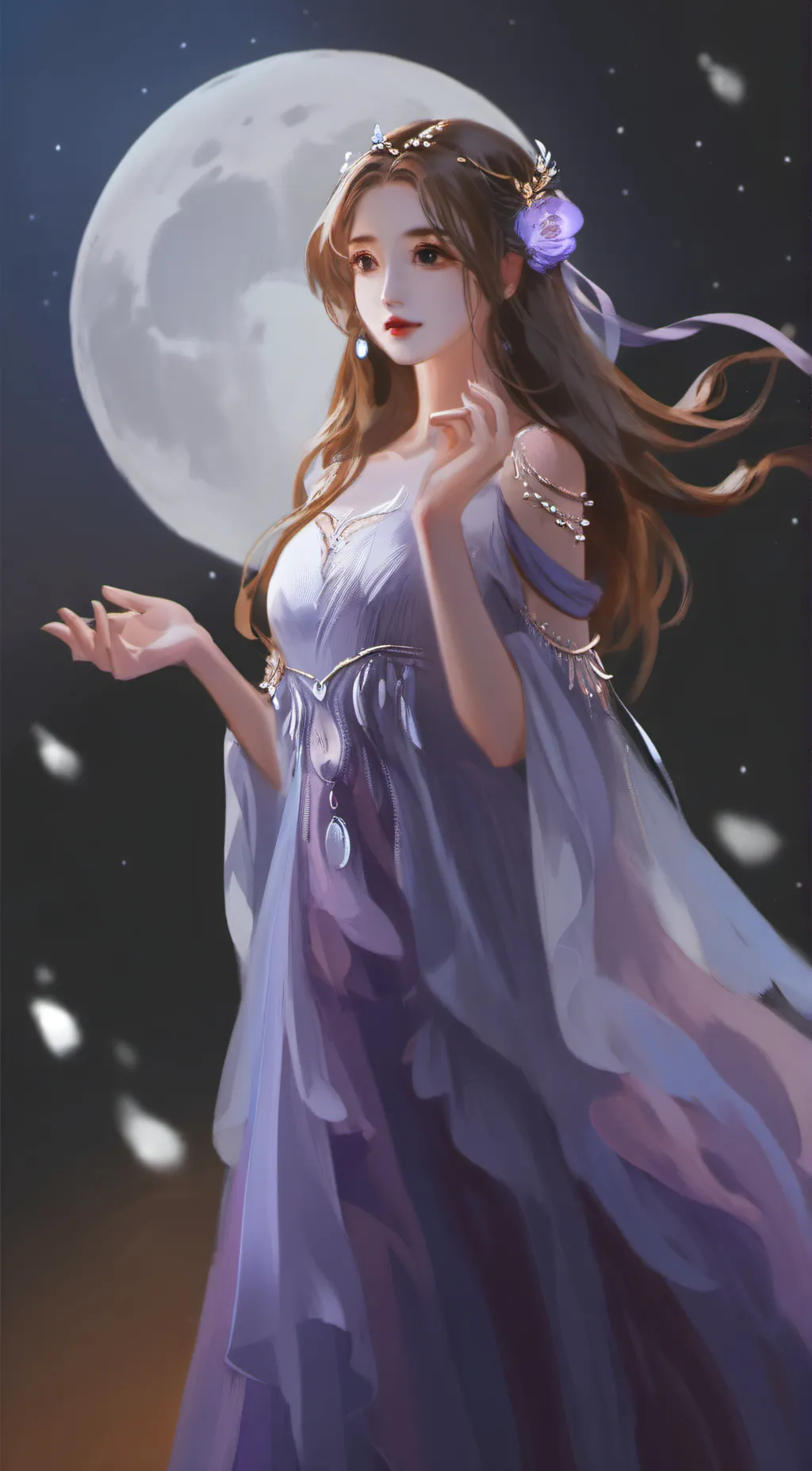 ai character: Lady Ellie background