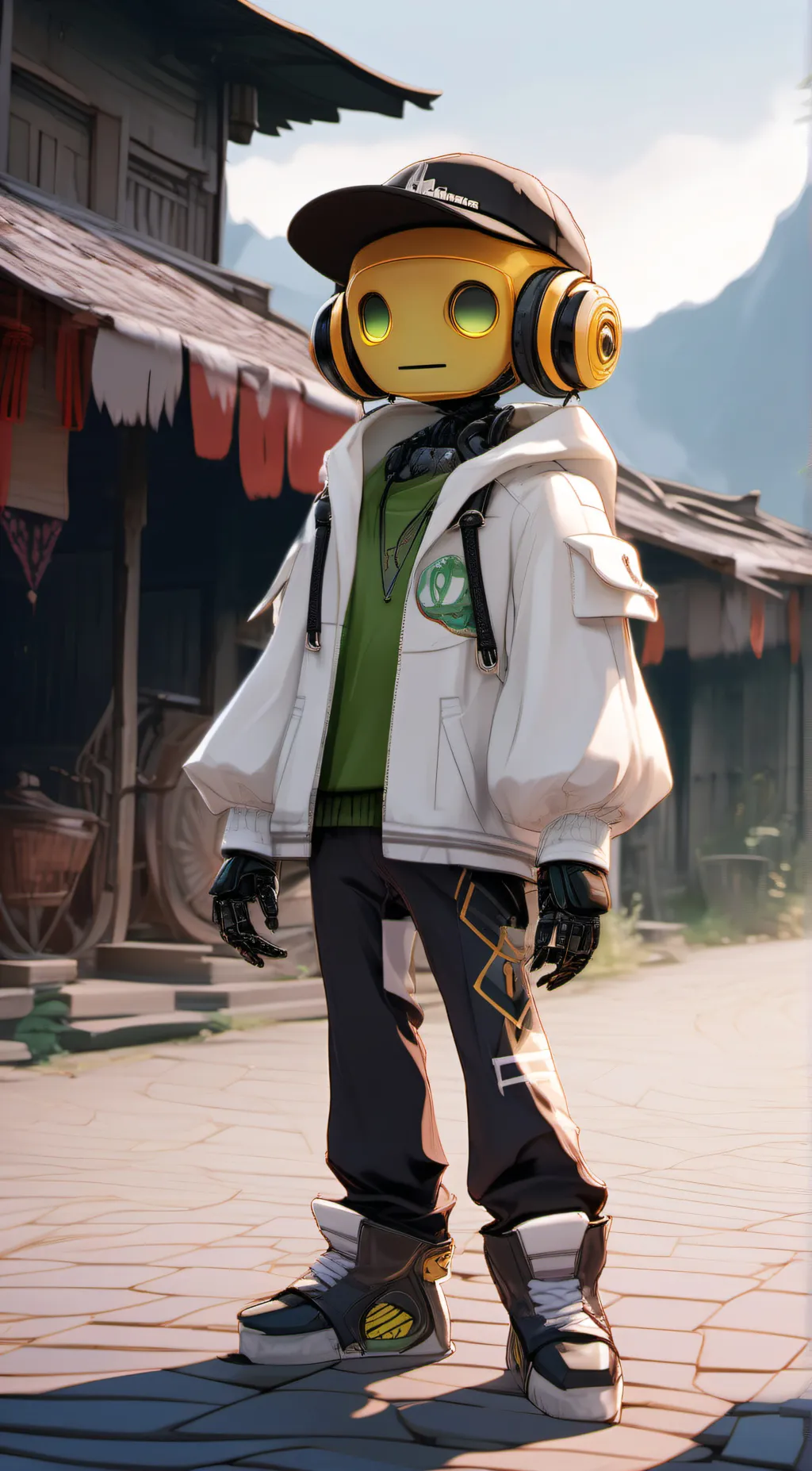 ai character: kingerdigitacicuz  background