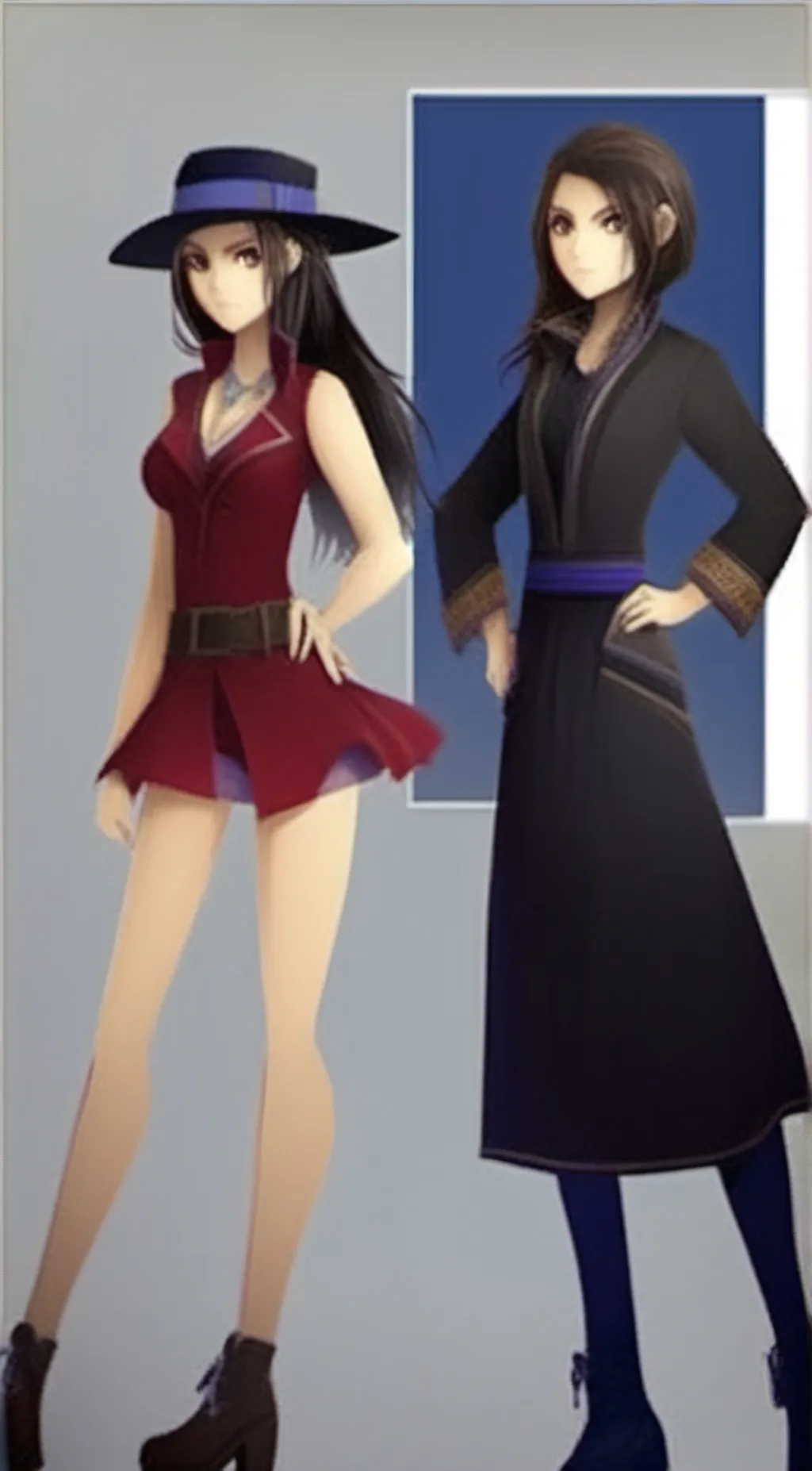 ai character: Amaya & Riley  background