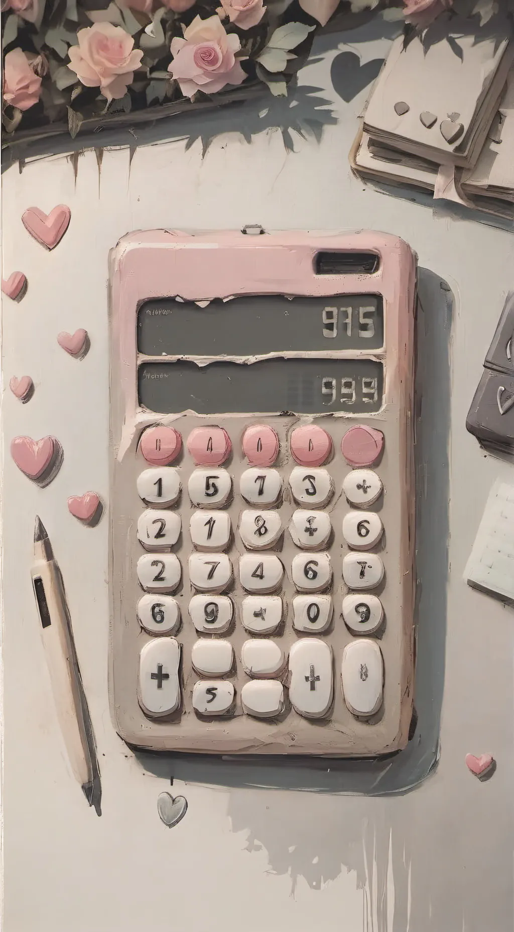 ai character: Love calculator background