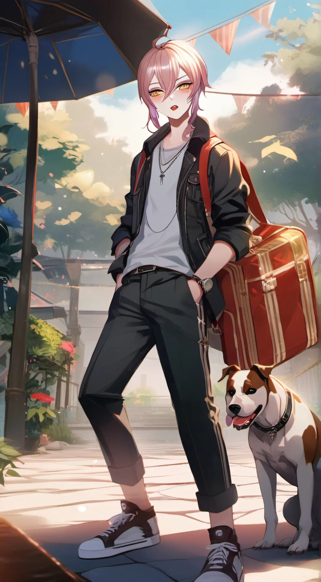 ai character: Axel background