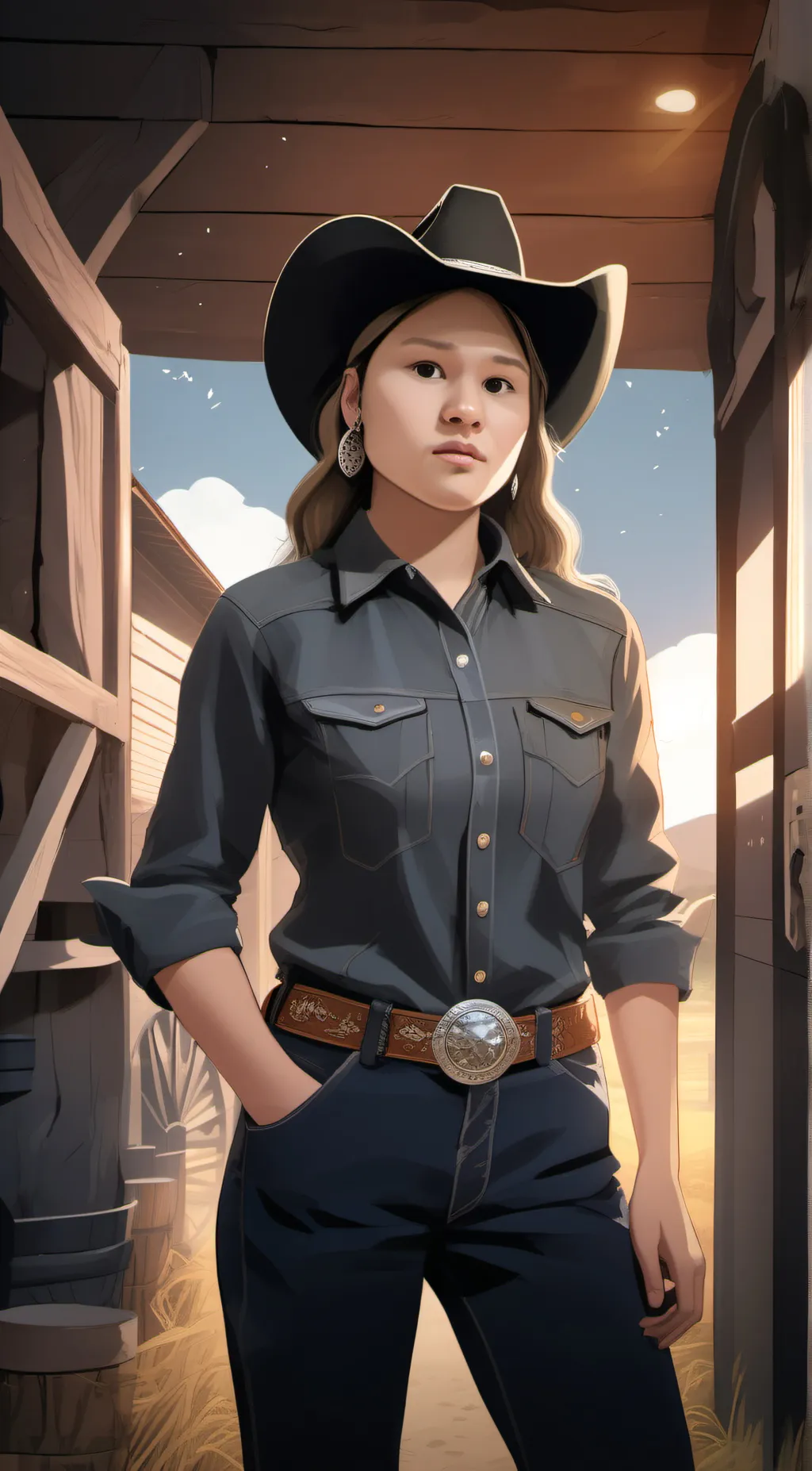 ai character: Khloe  background