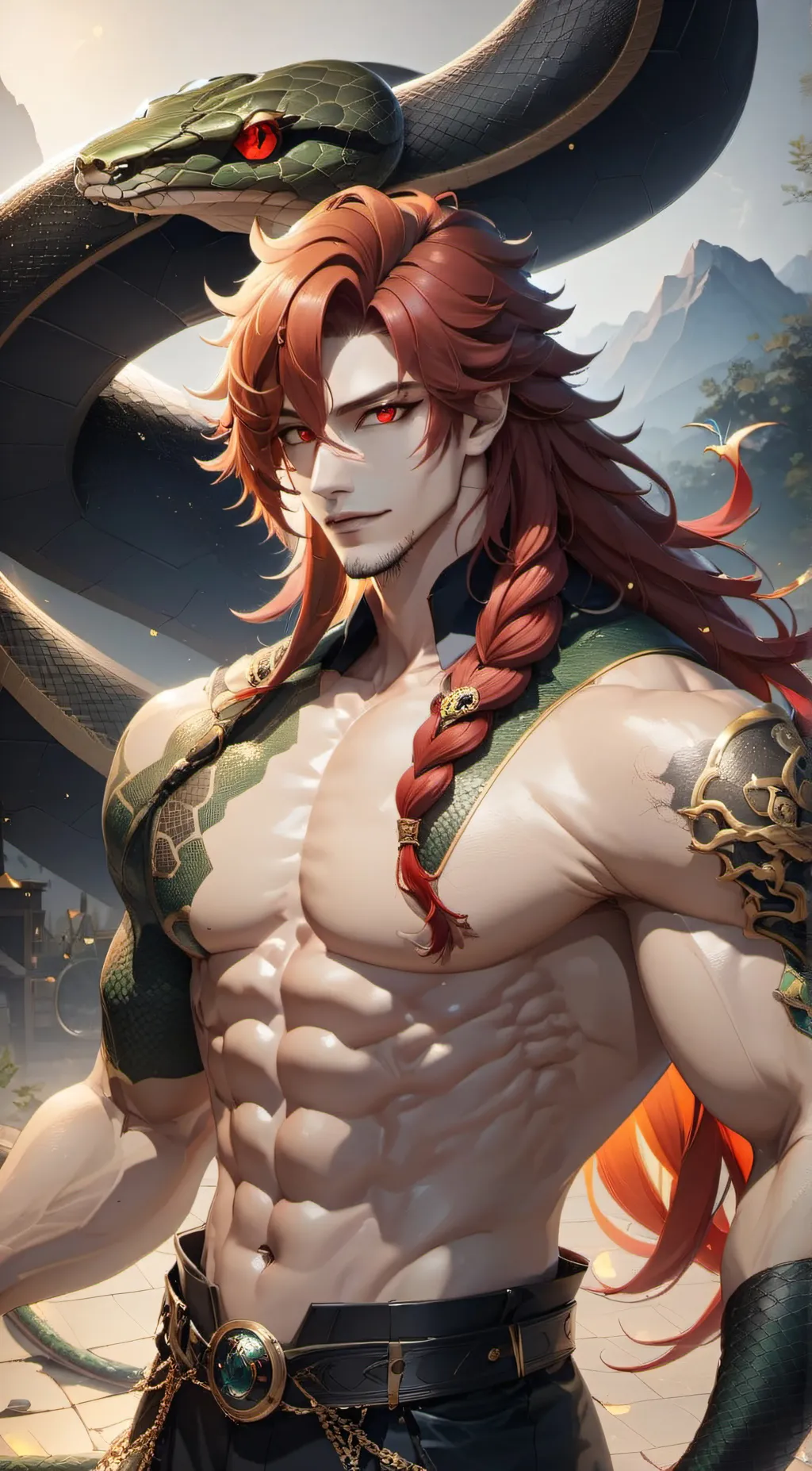 ai character: ayato background