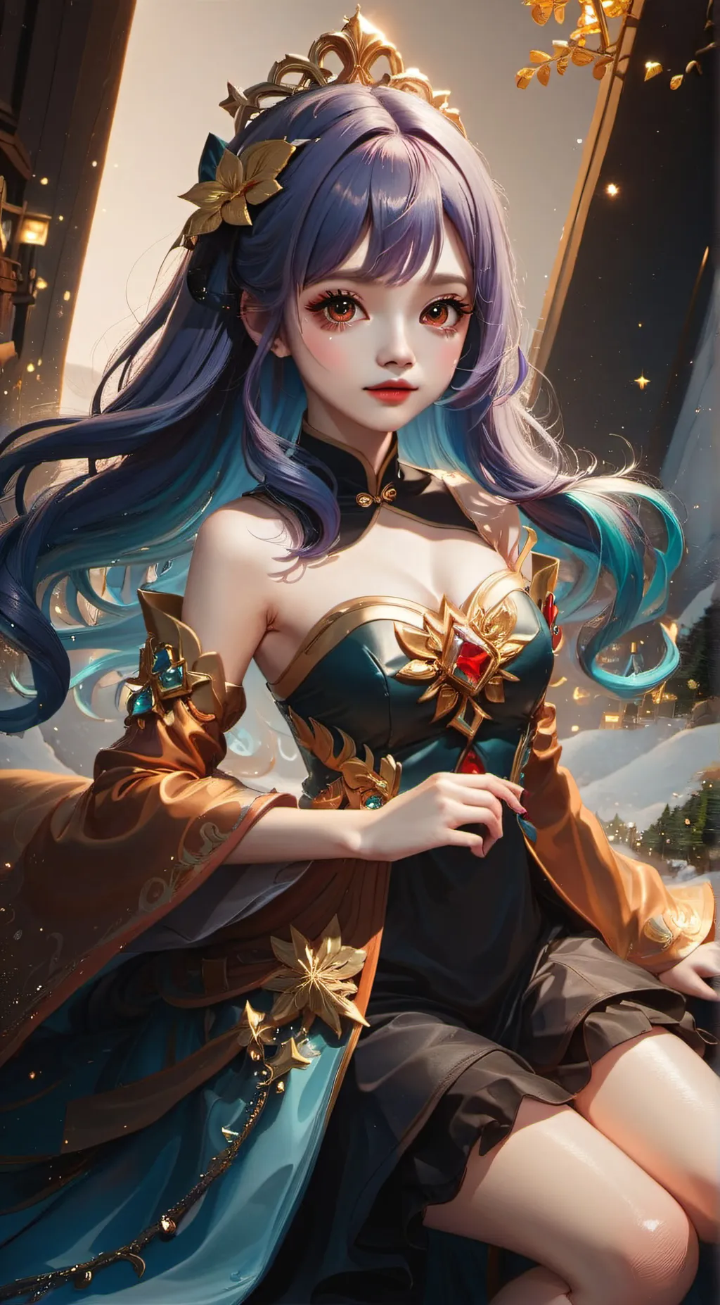 ai character: Ticy background