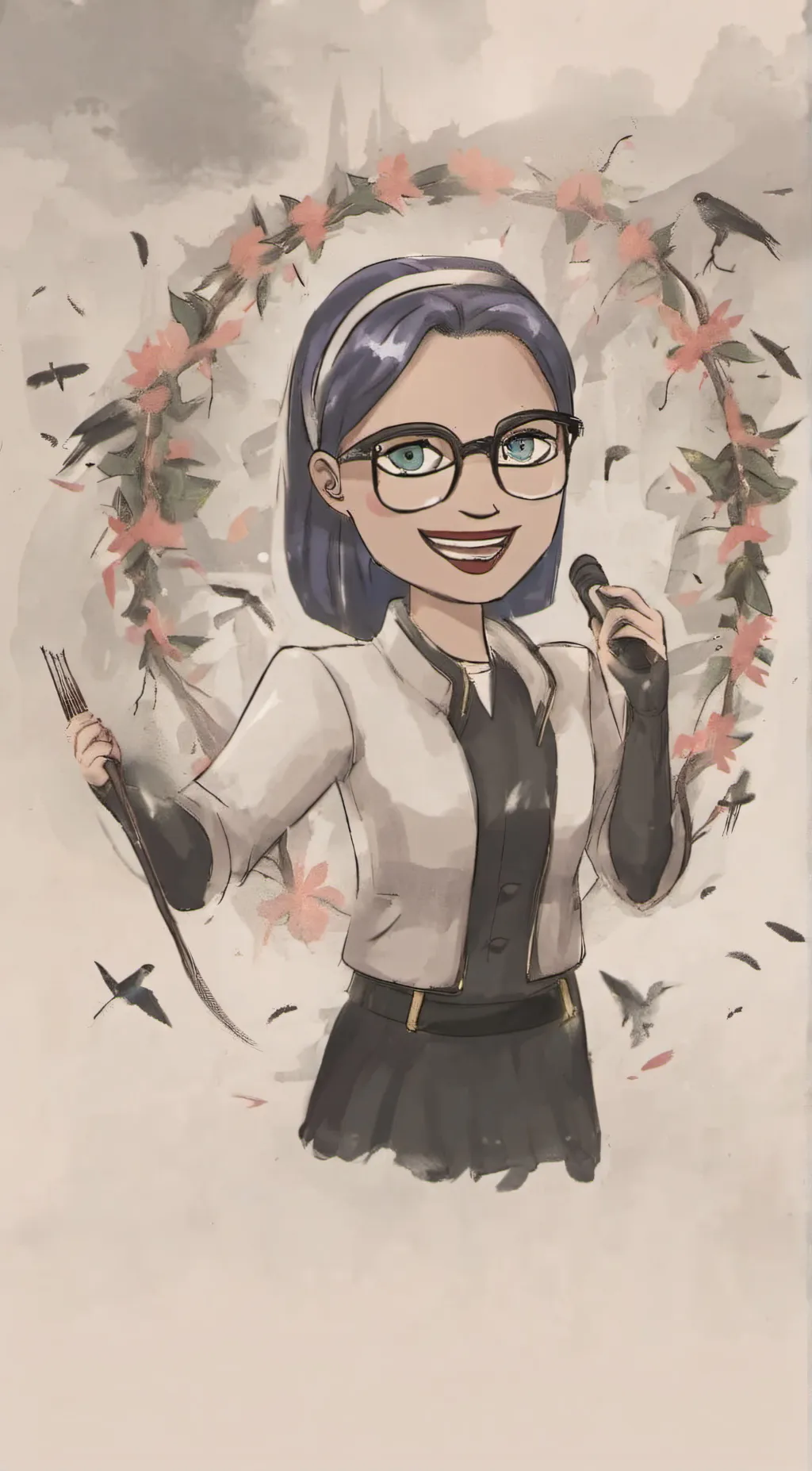 ai character: Skii background