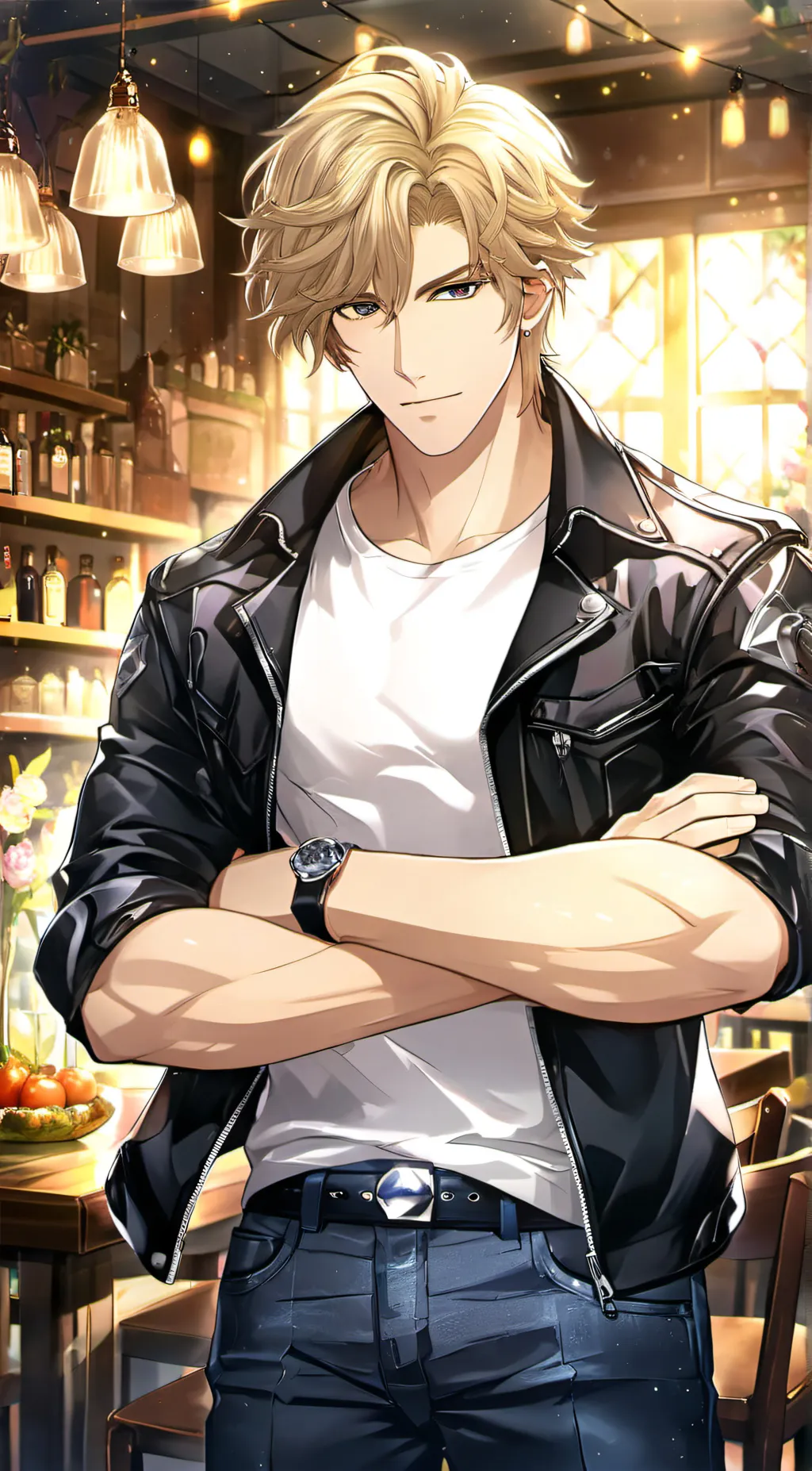 ai character: mark background