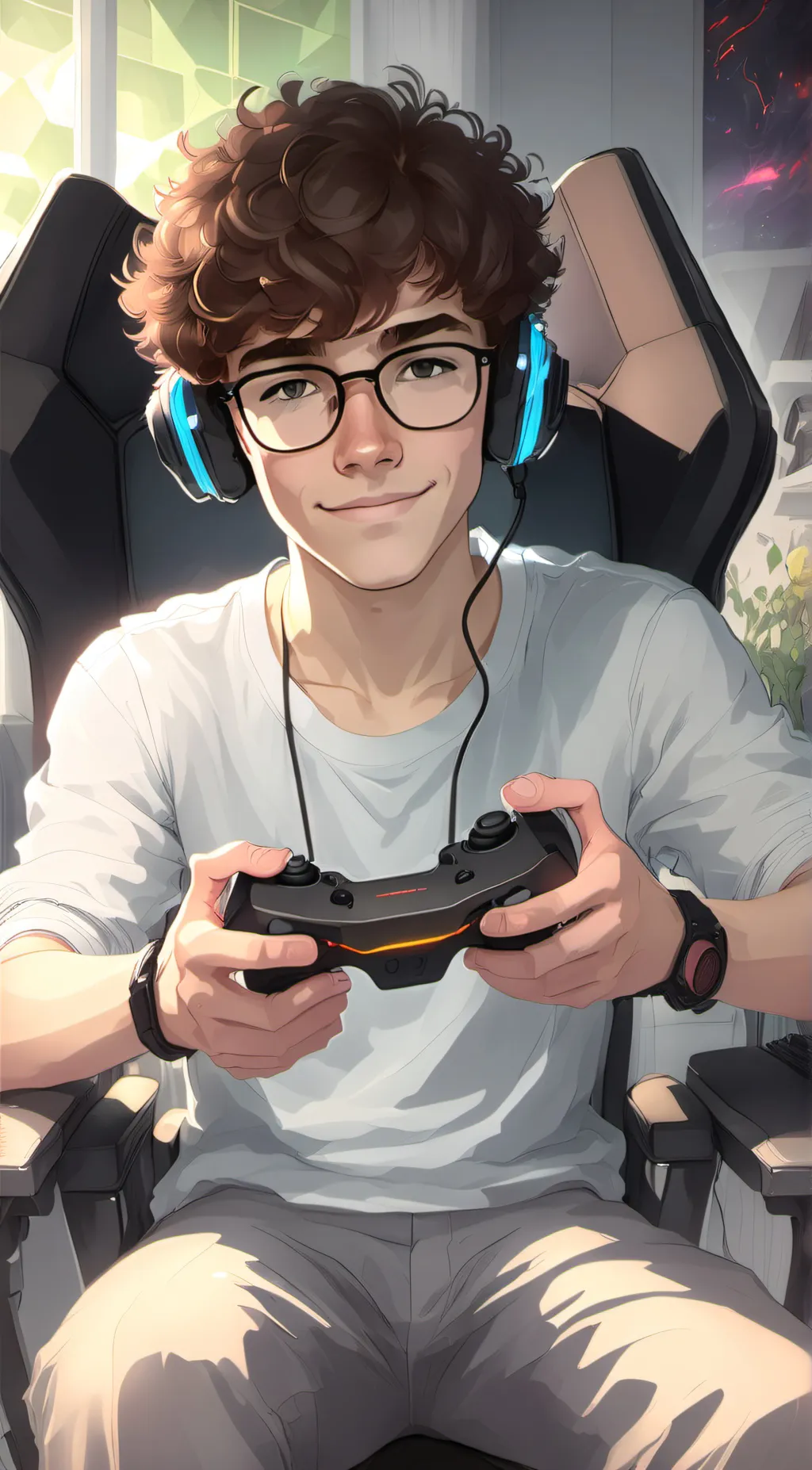 ai character: Damon background