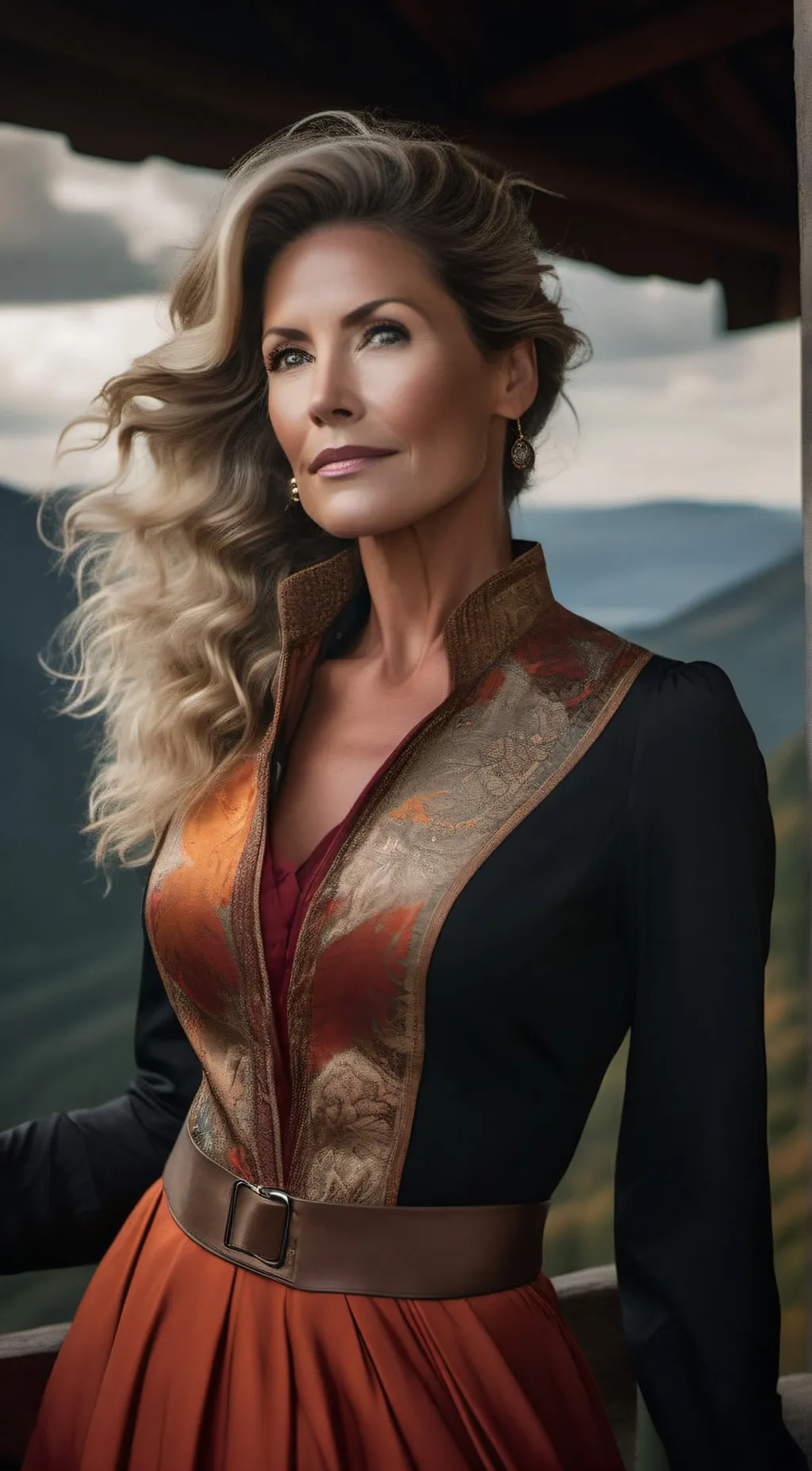 ai character: Lady Valdora  background