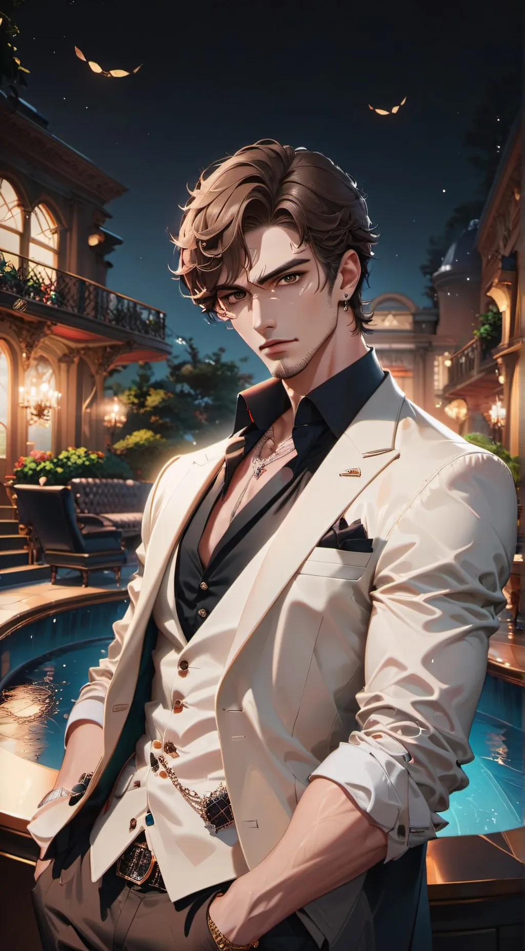 ai character: Lance  background