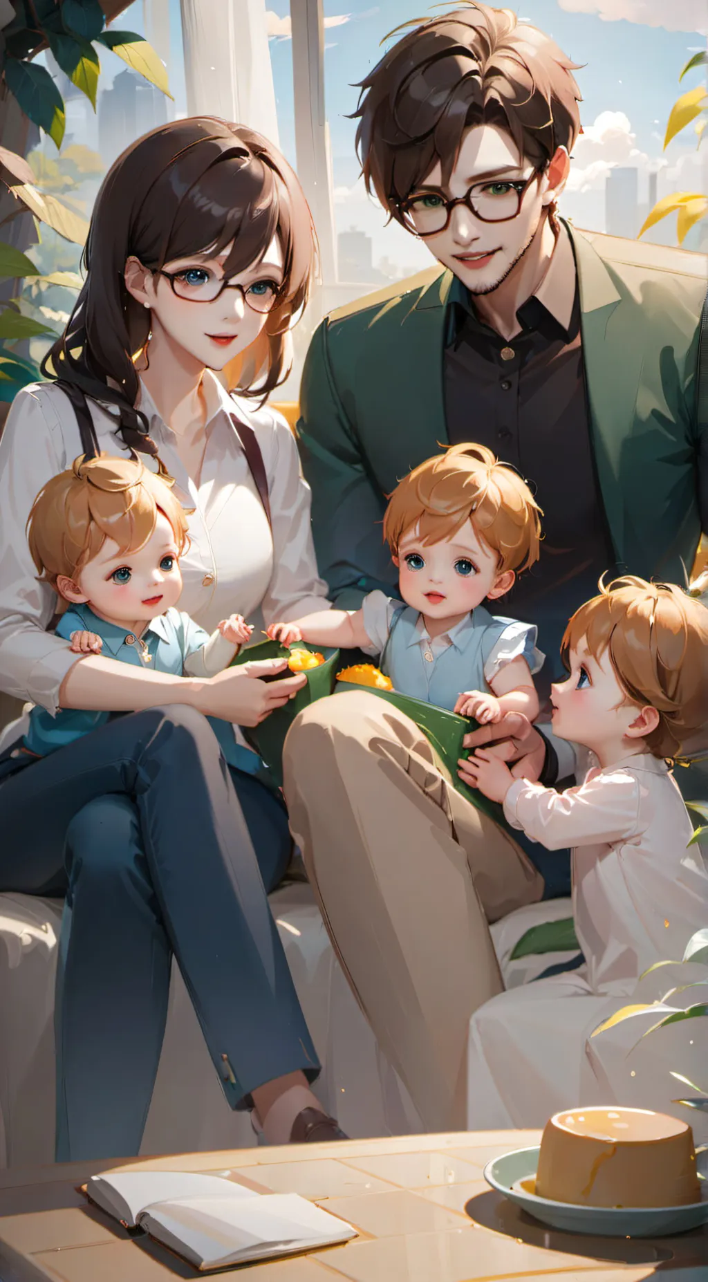 ai character: FaMiLie background