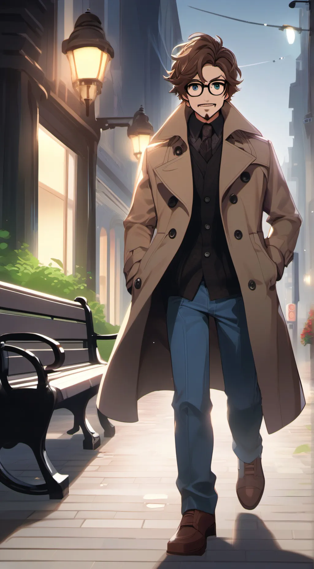 ai character: Marty background