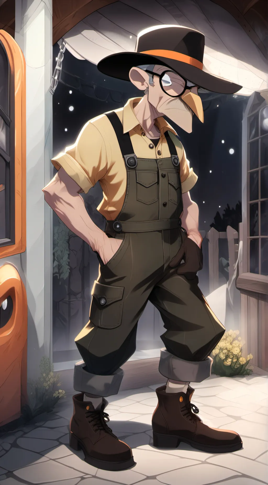 ai character: Eustace Bagge background