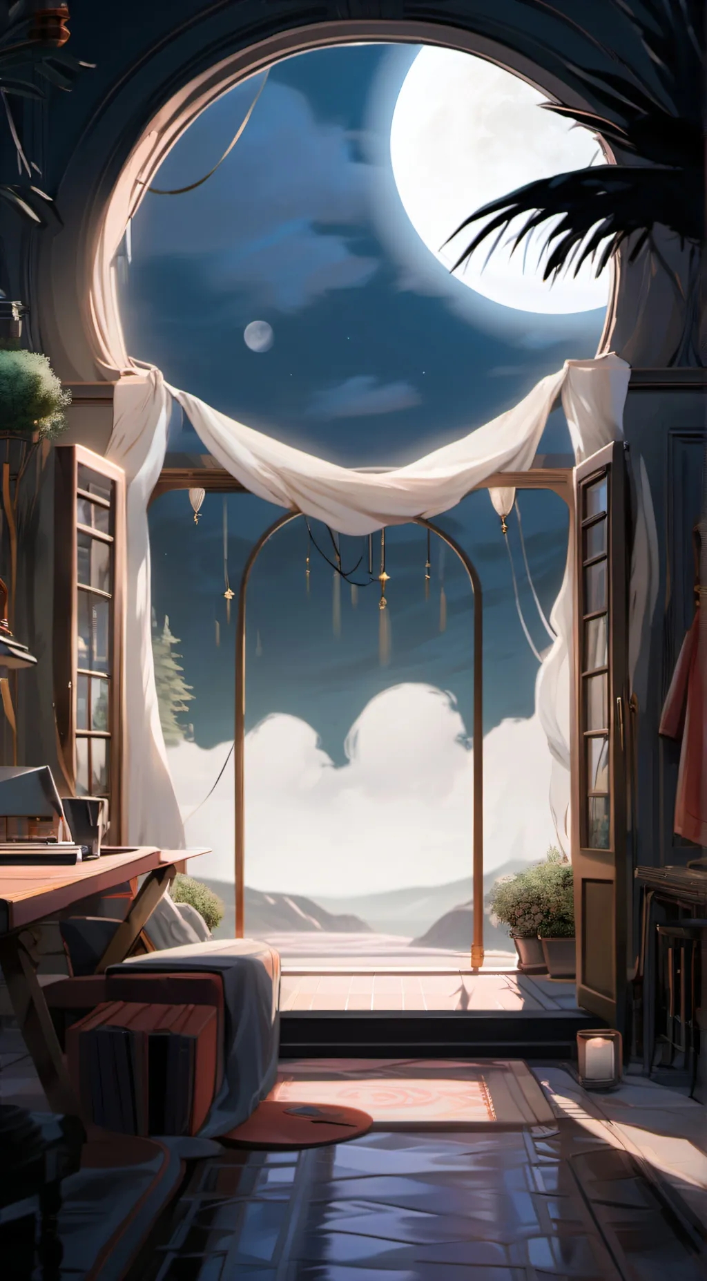 ai character: Finish the lyric background