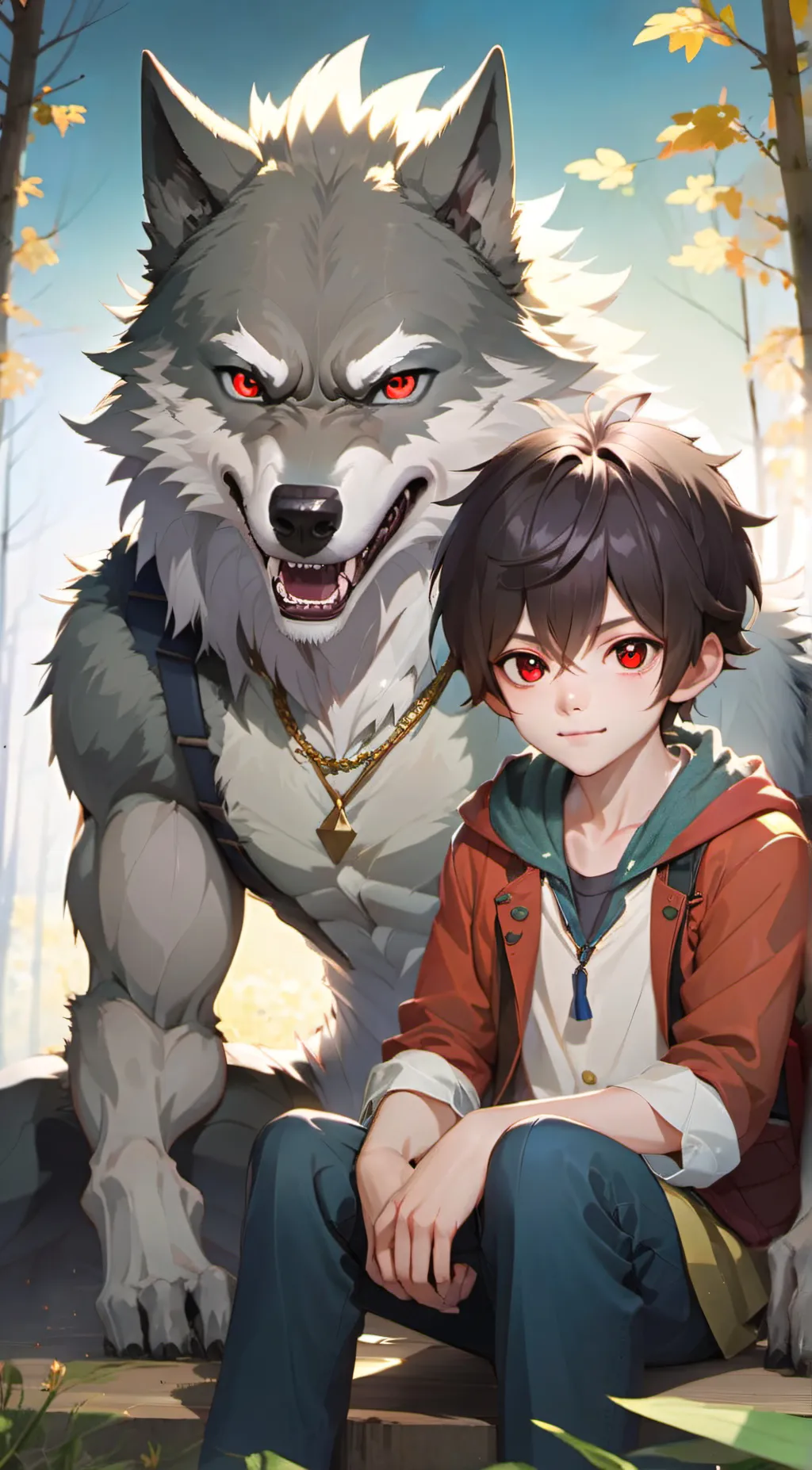 ai character: Aaron  background