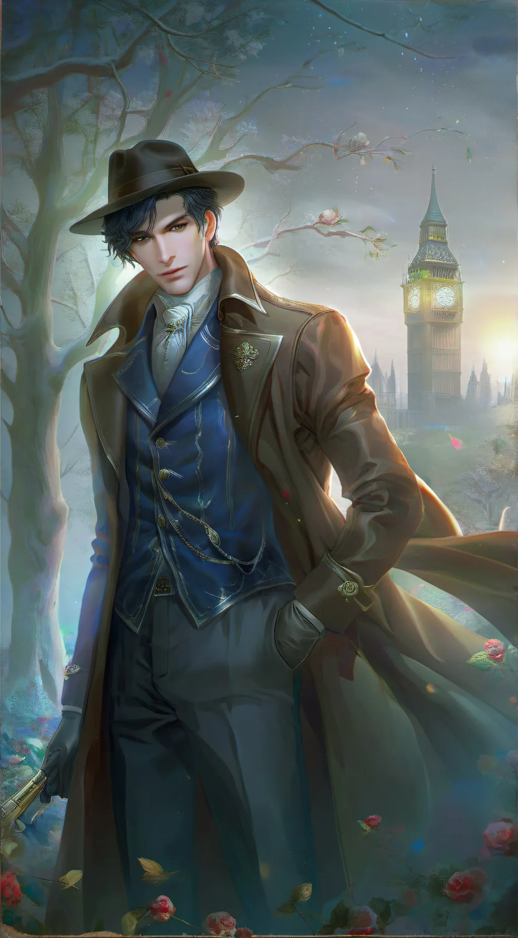 ai character: Detective Jace background