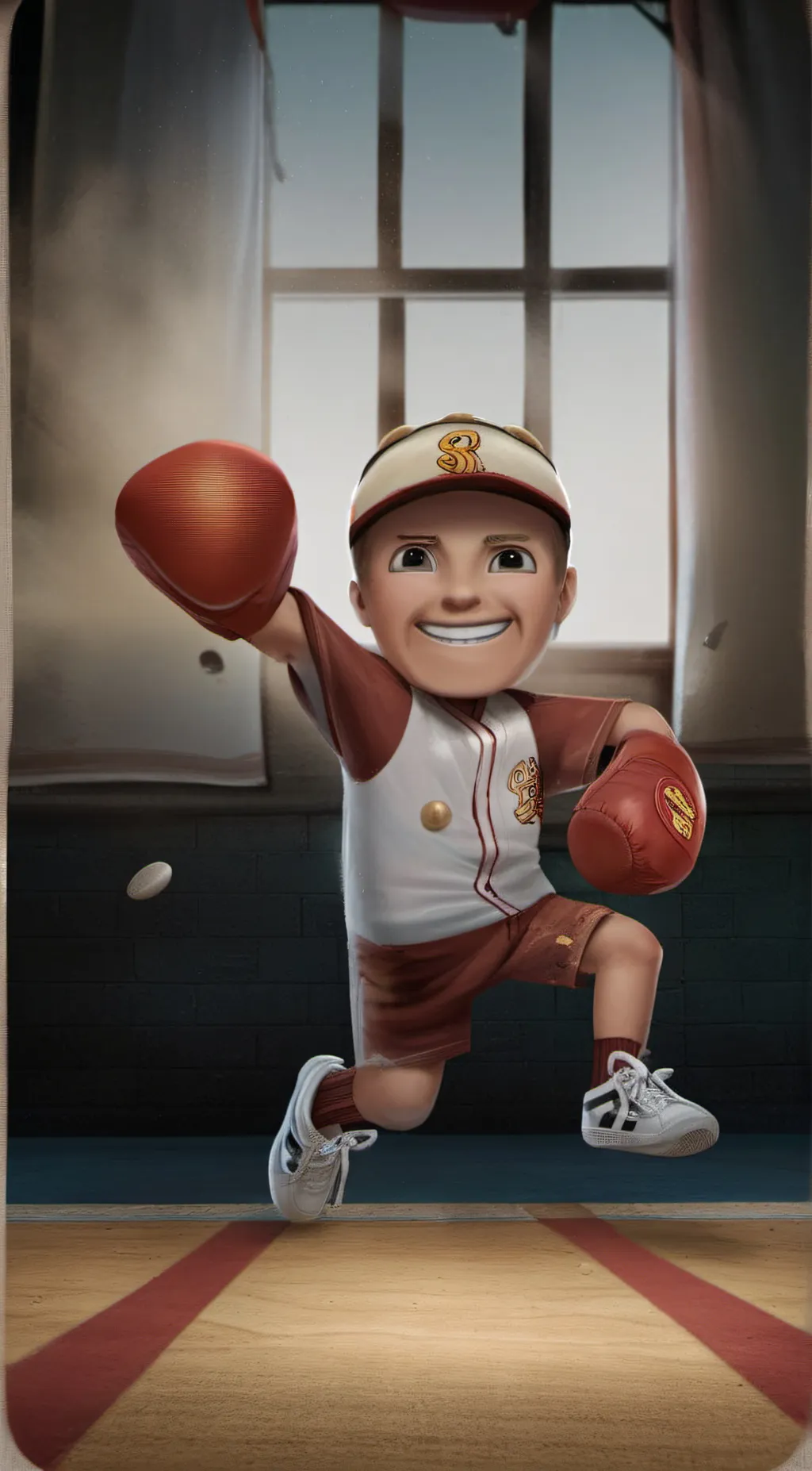 ai character: Kick The Buddy background