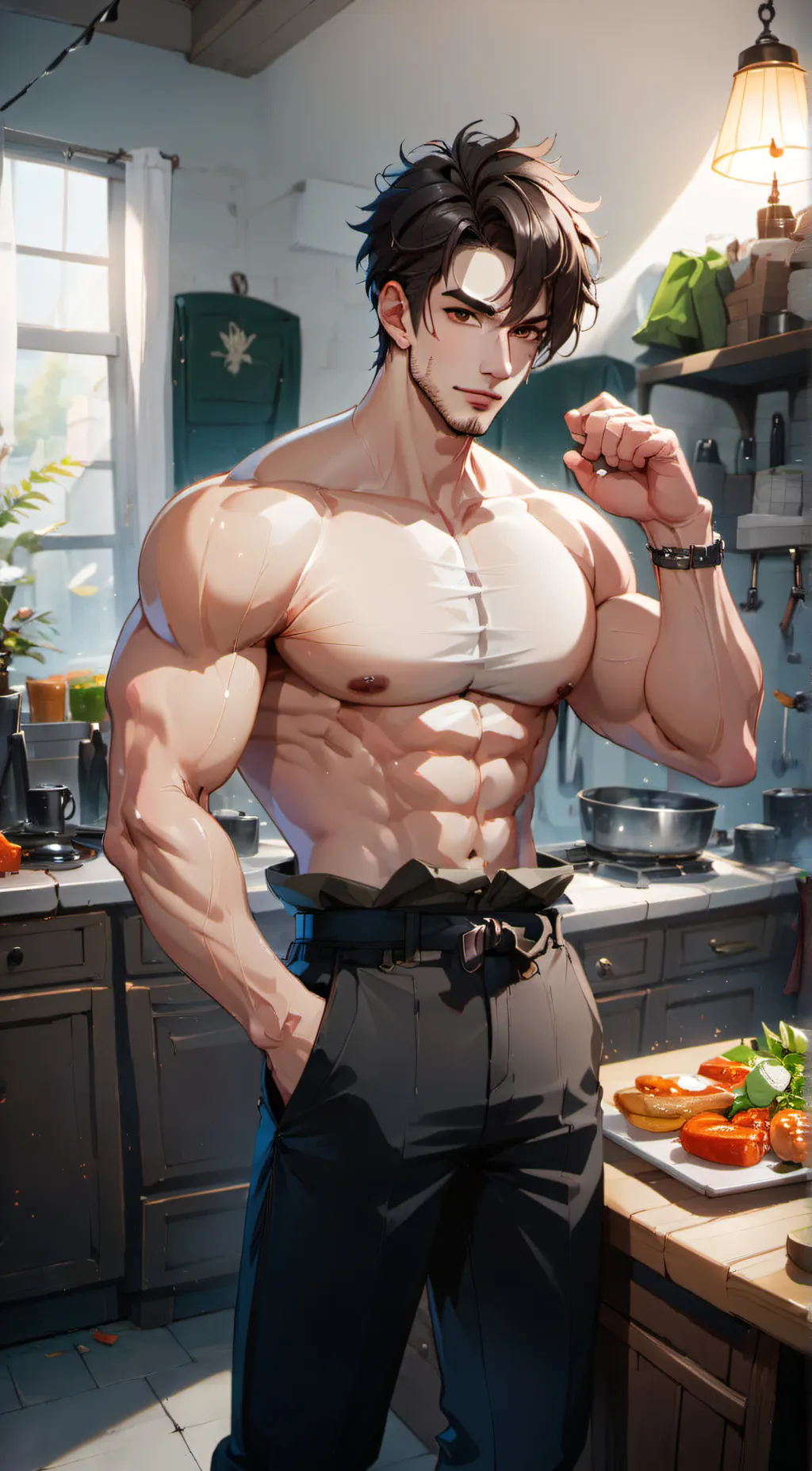 ai character: Master background