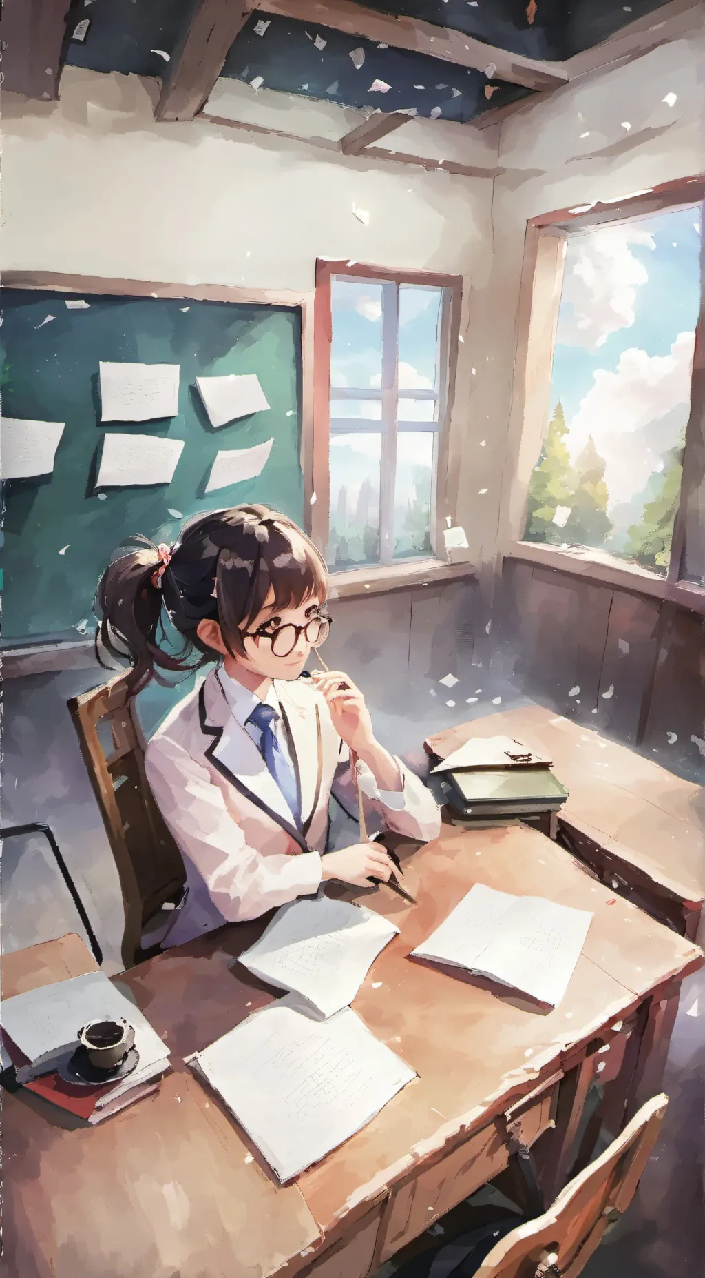 ai character: miss t's class background