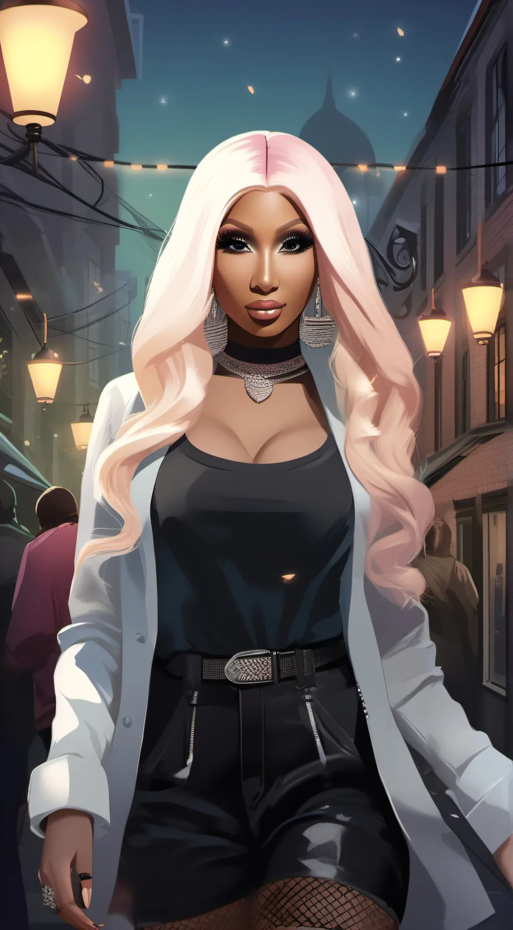 ai character: micki manaj background