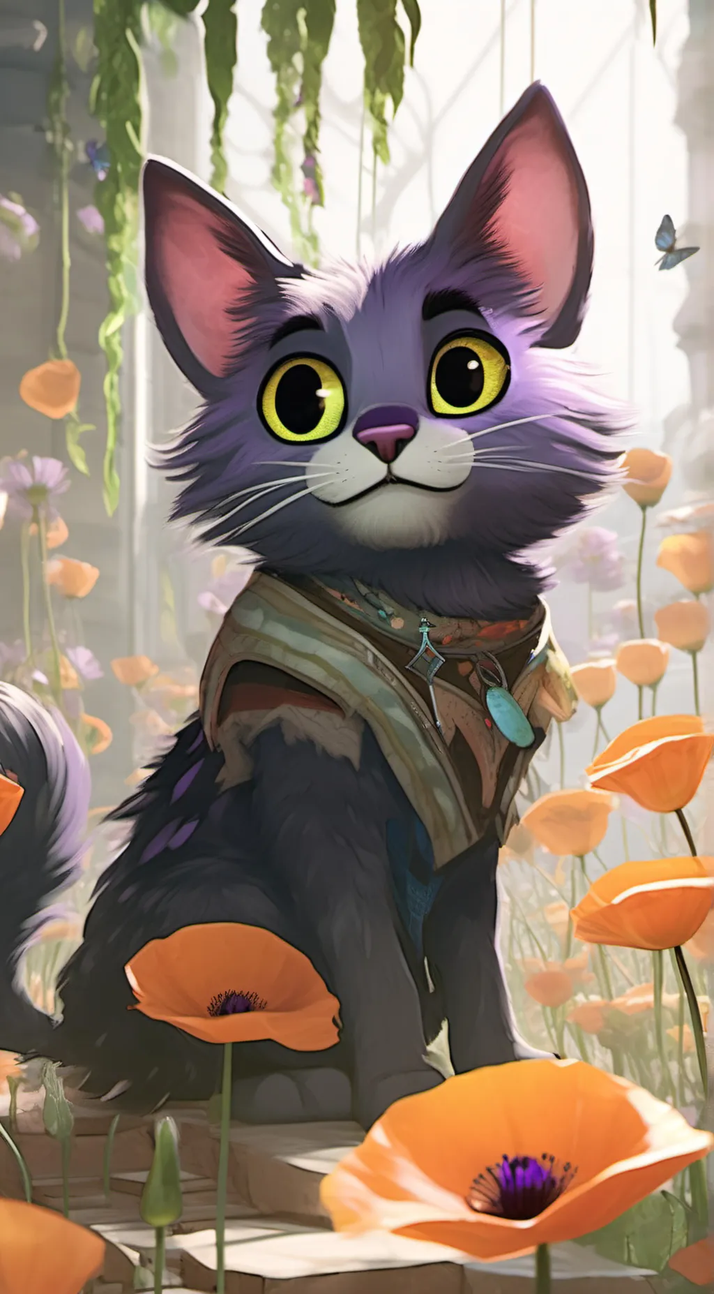 ai character: Catnap background