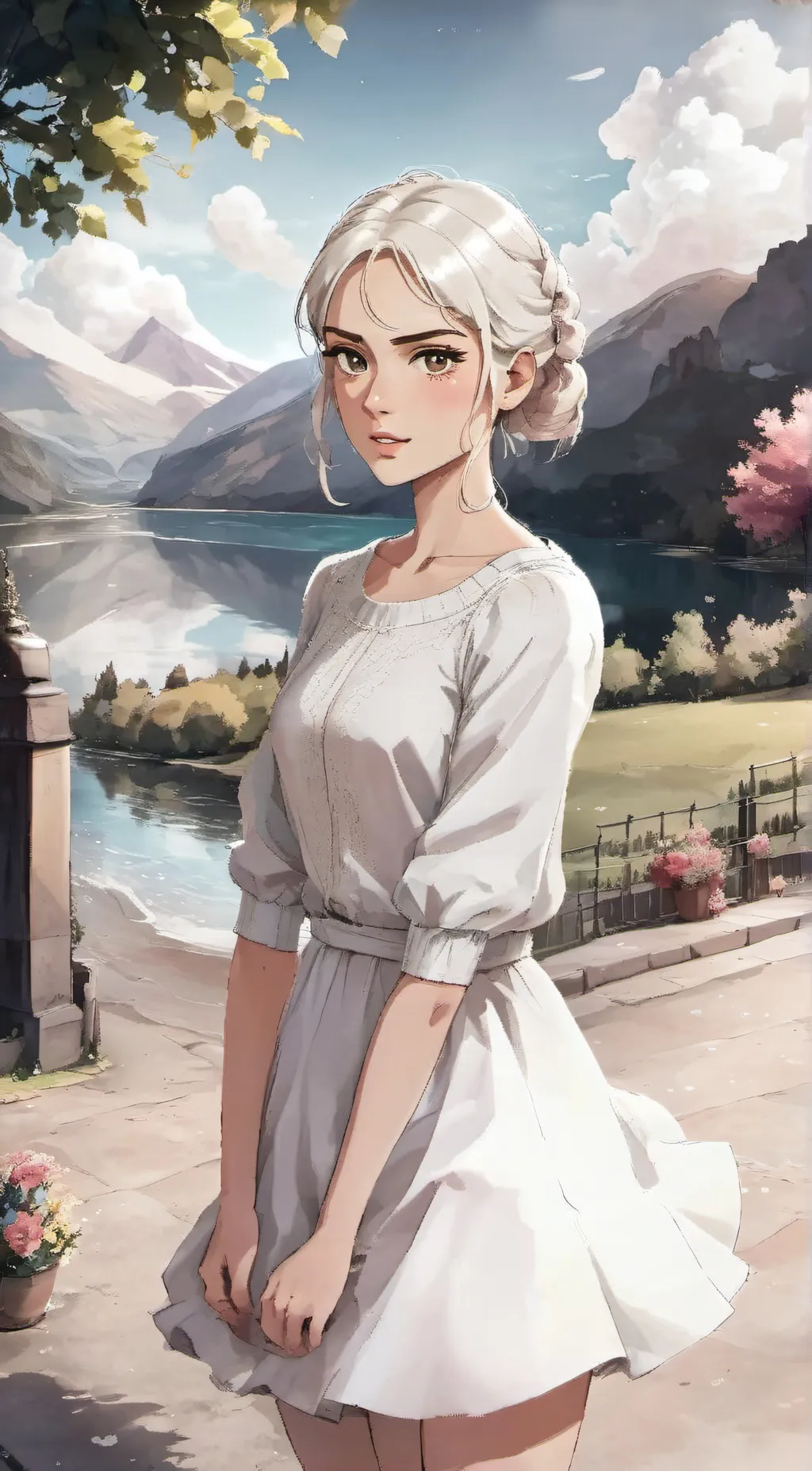 ai character: Olivia background