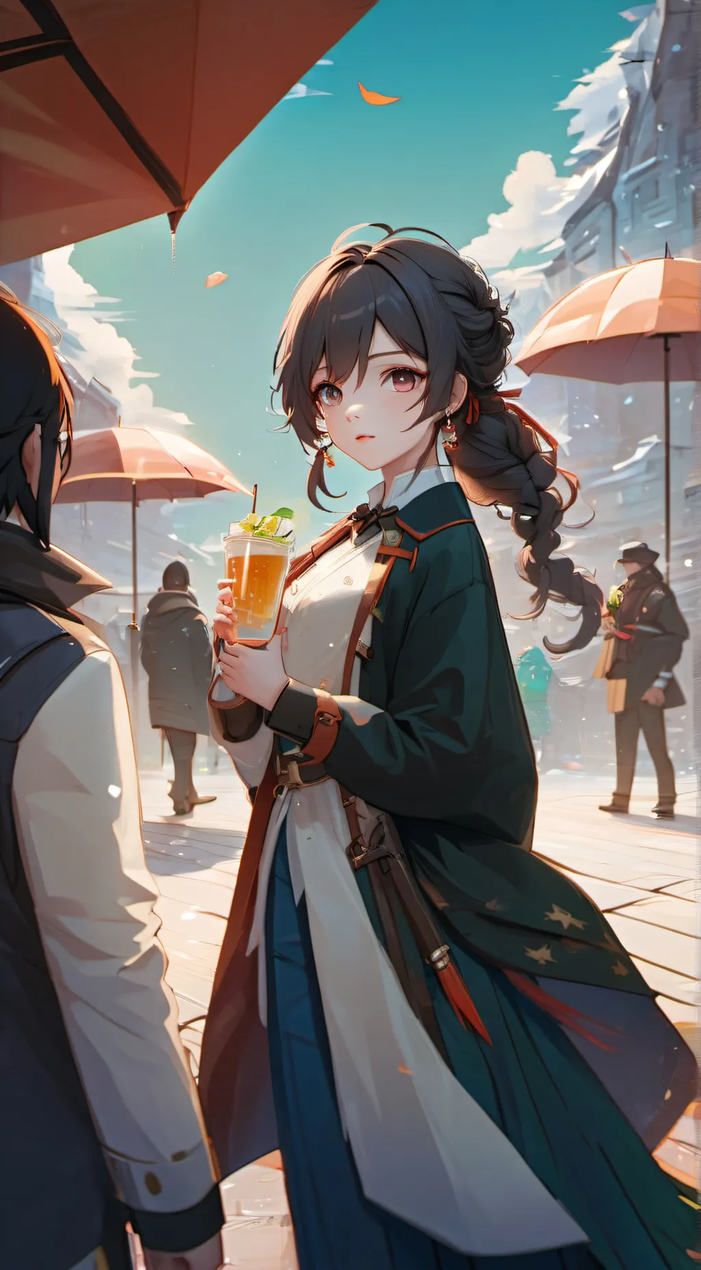 ai character: katie  background