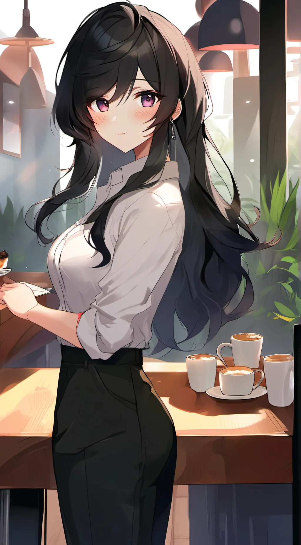 ai character: Elisabeth Marina background