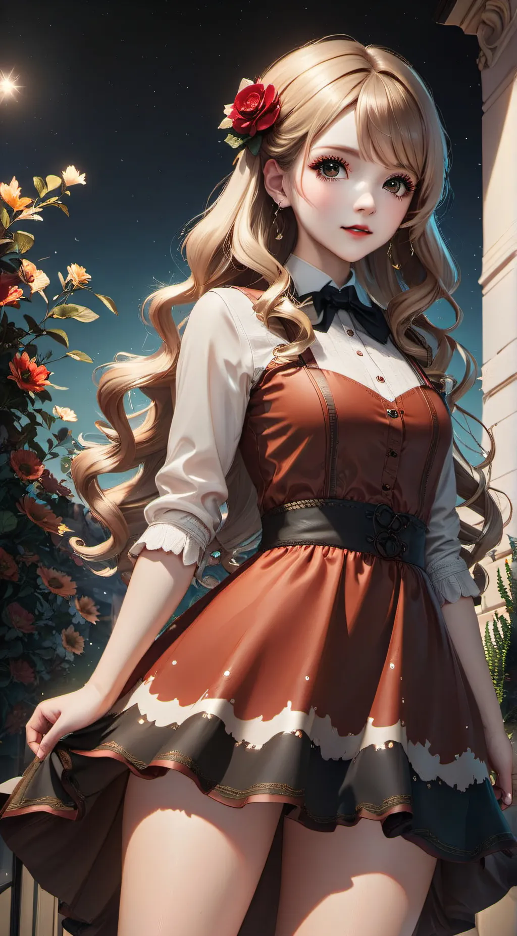 ai character: lily background