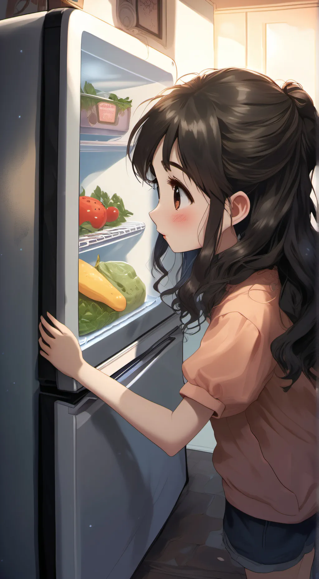 ai character: Luna  background