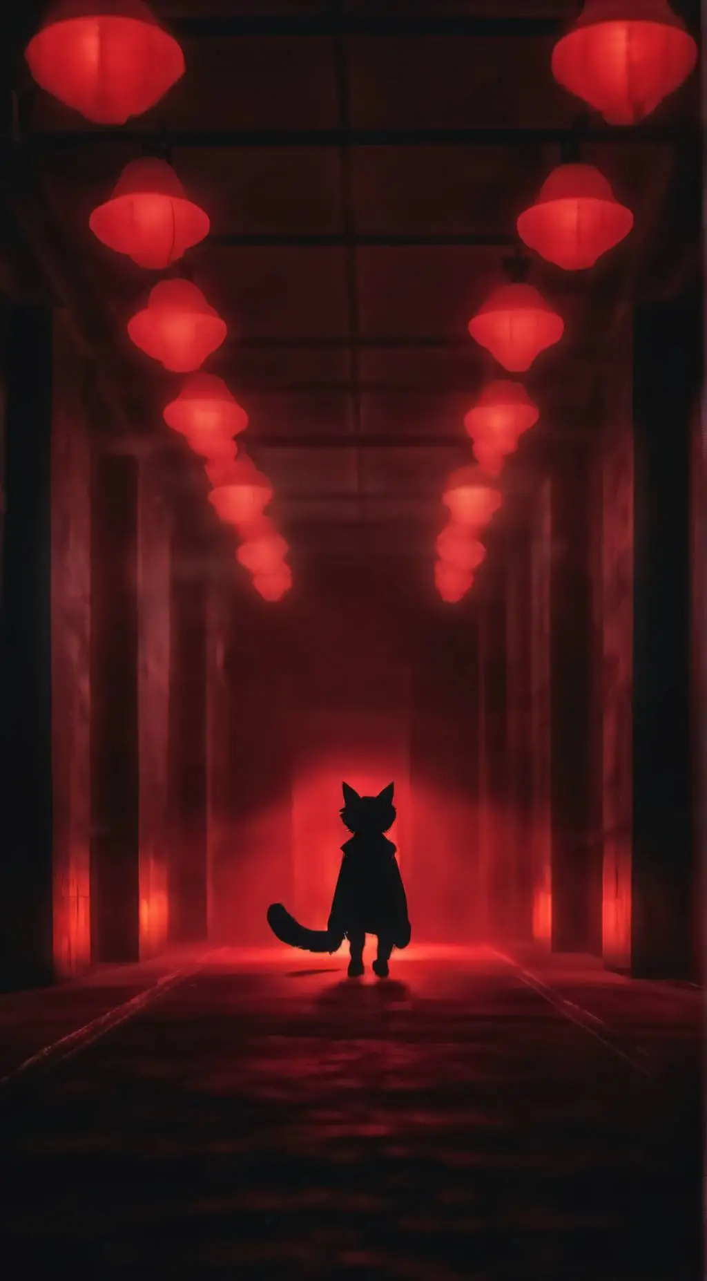 ai character: cat nap  background