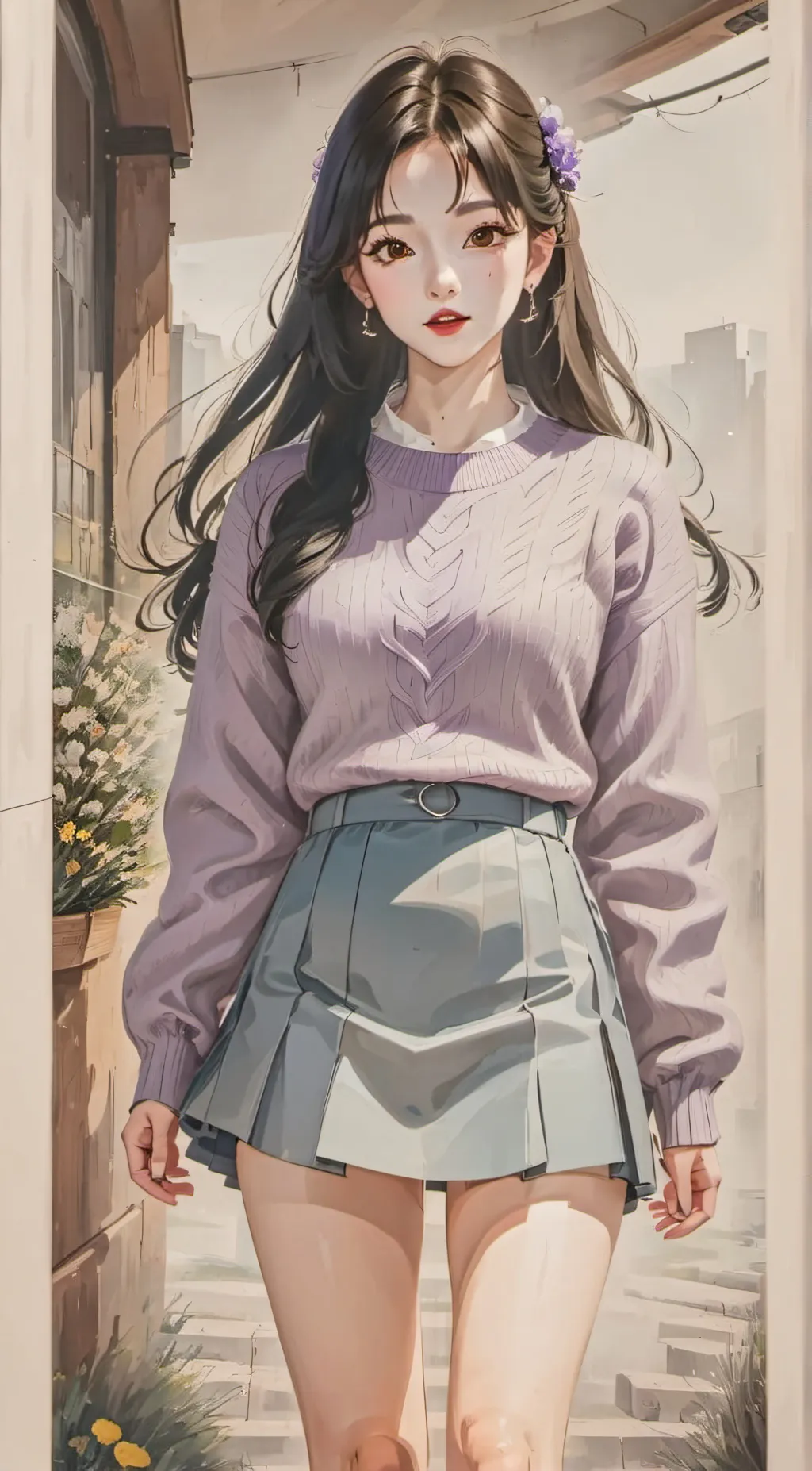 ai character: Ji-Yeon background