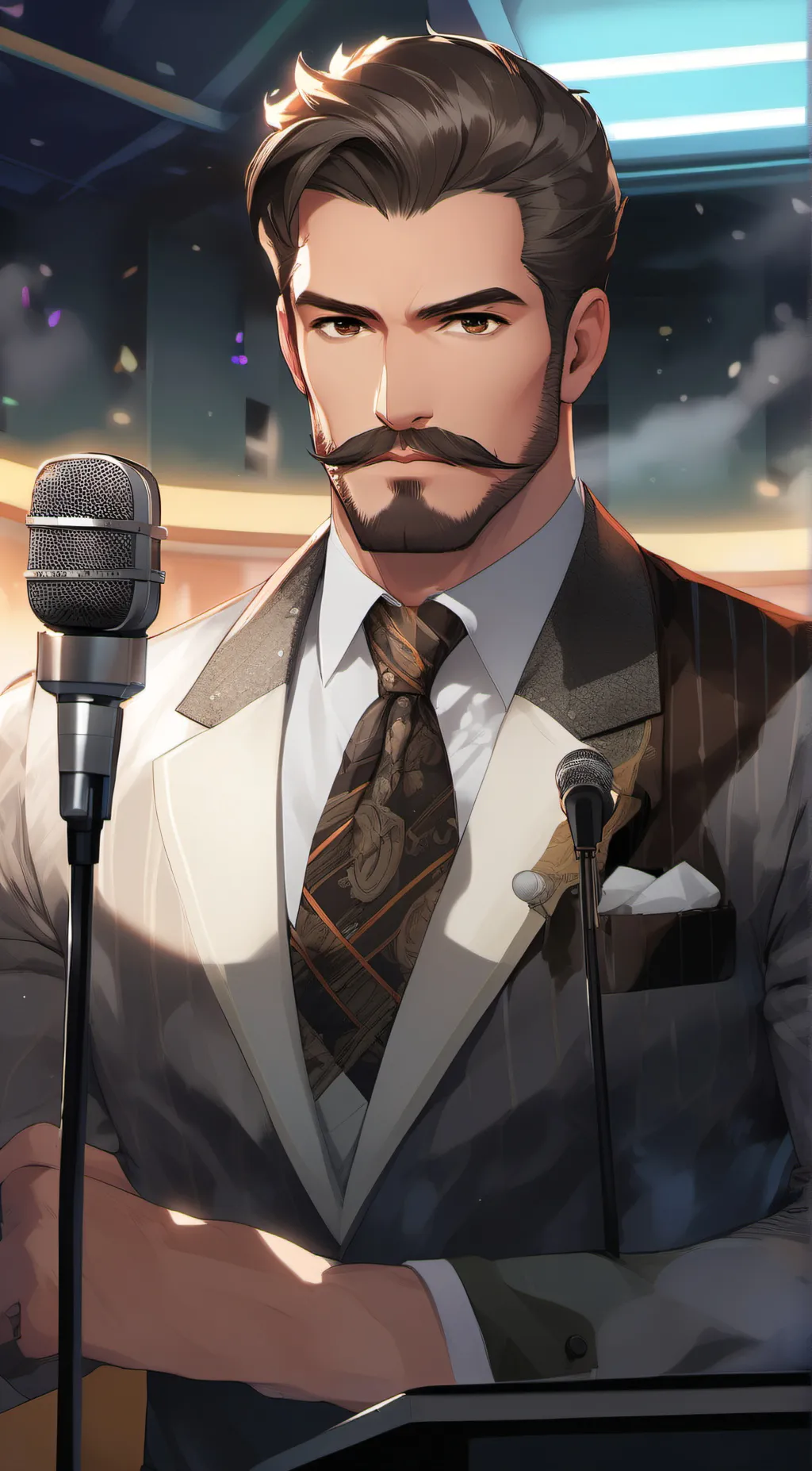 ai character: Mr. Bowe  background