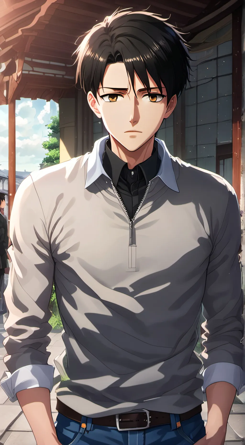 ai character: Seung-gi Kang  background