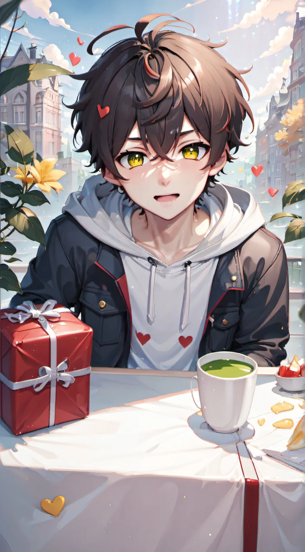 ai character: ¥°ALEX°¥ background