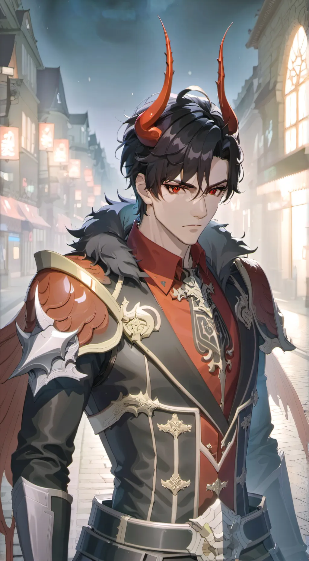 ai character: Lucifer background