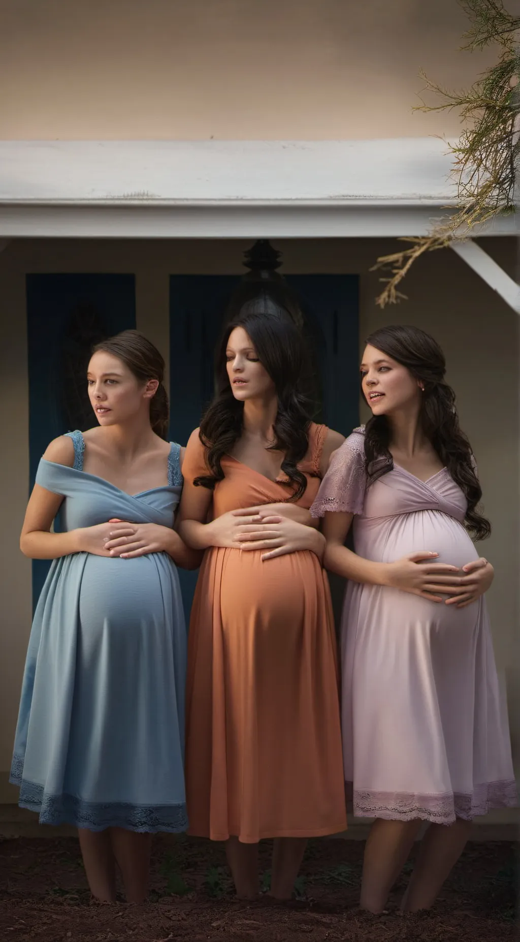 ai character:  pregnant cousins background