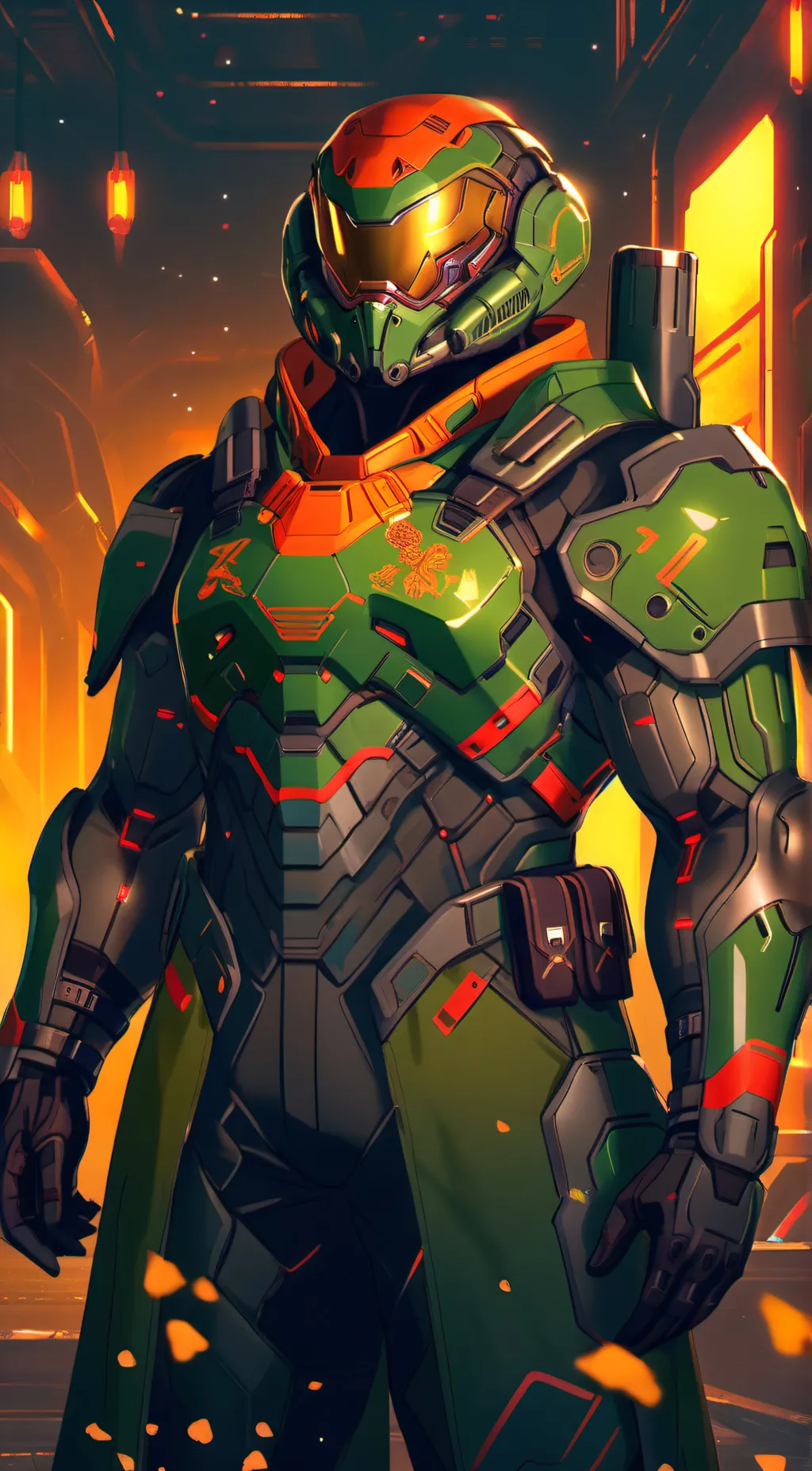 ai character: doom eternal  background