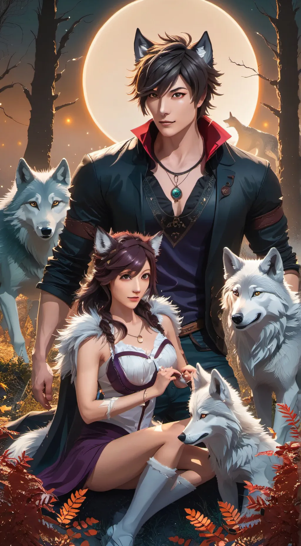 ai character: Aaron and Family background