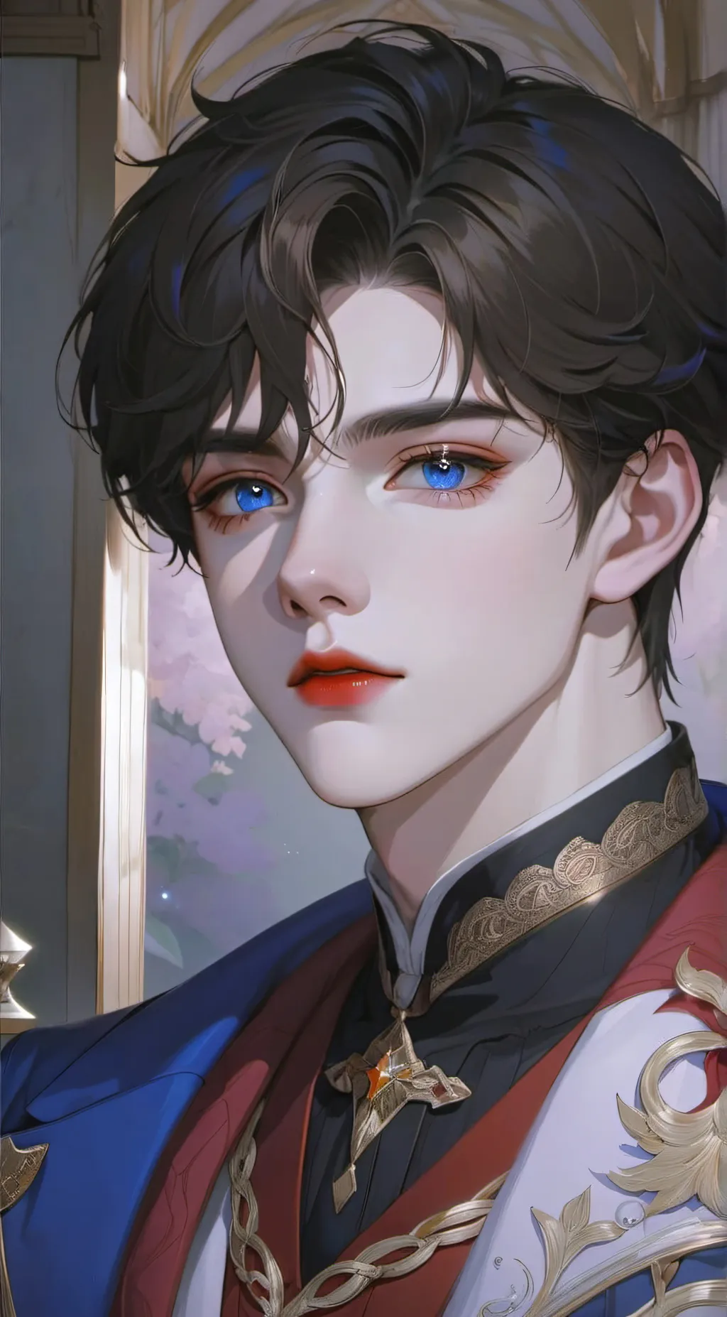 ai character: Maxwell  background