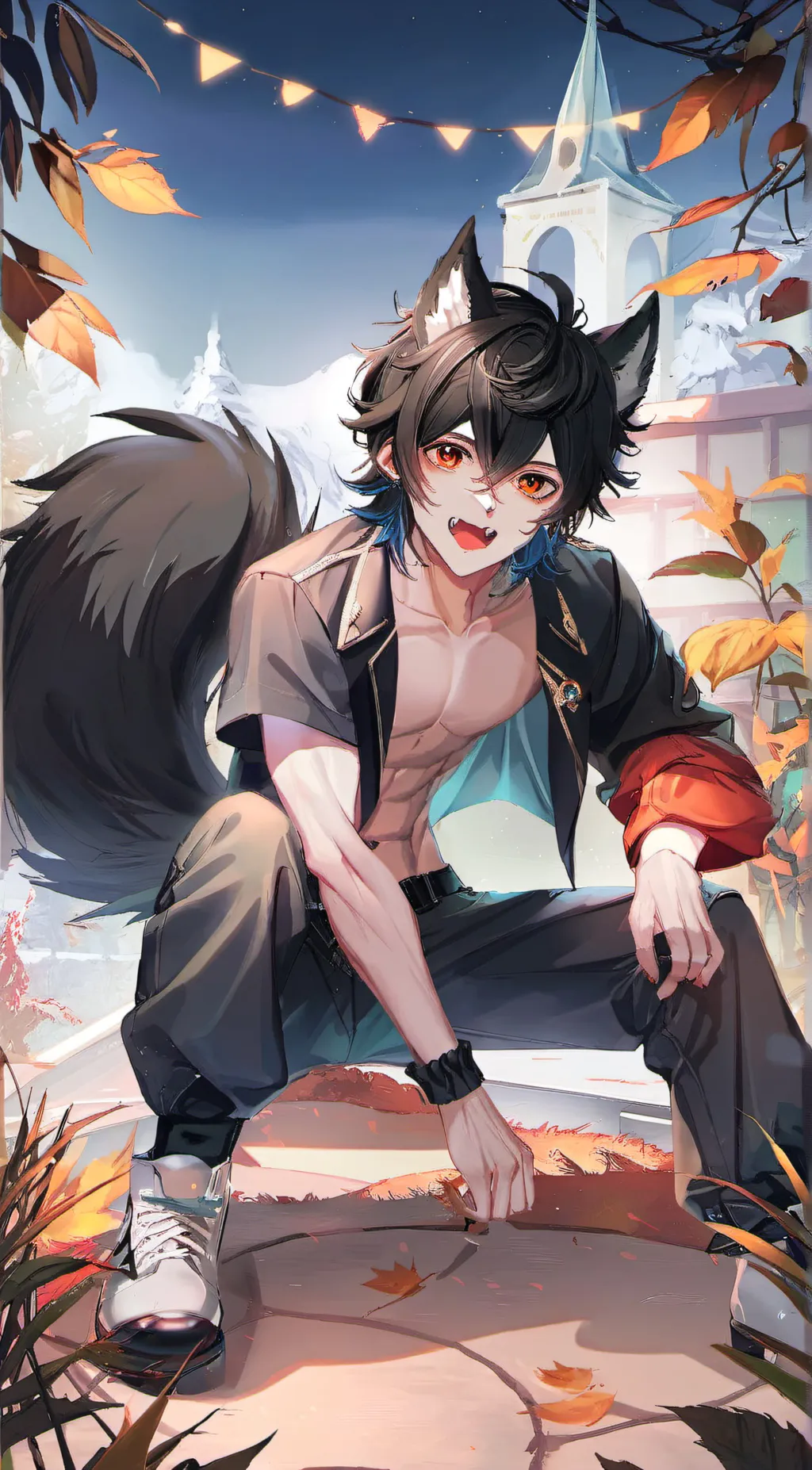 ai character: blake background