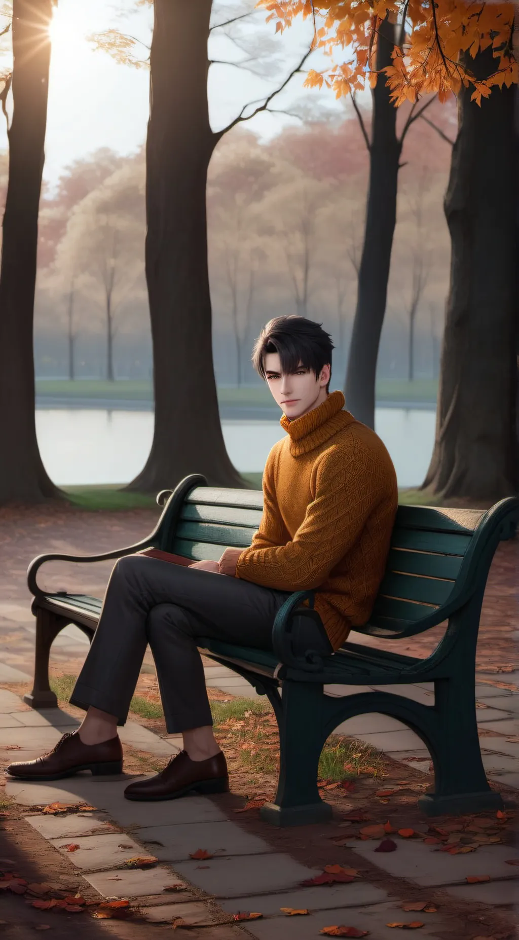 ai character: Leo background