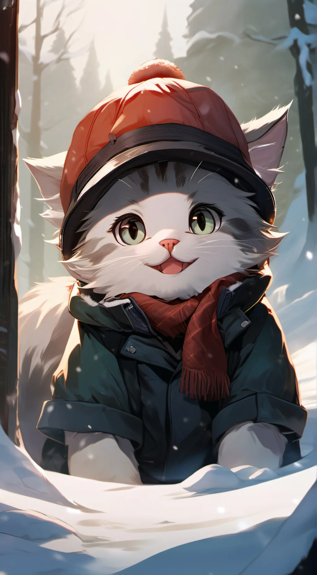 Talkie AI - Chat with cold kitty