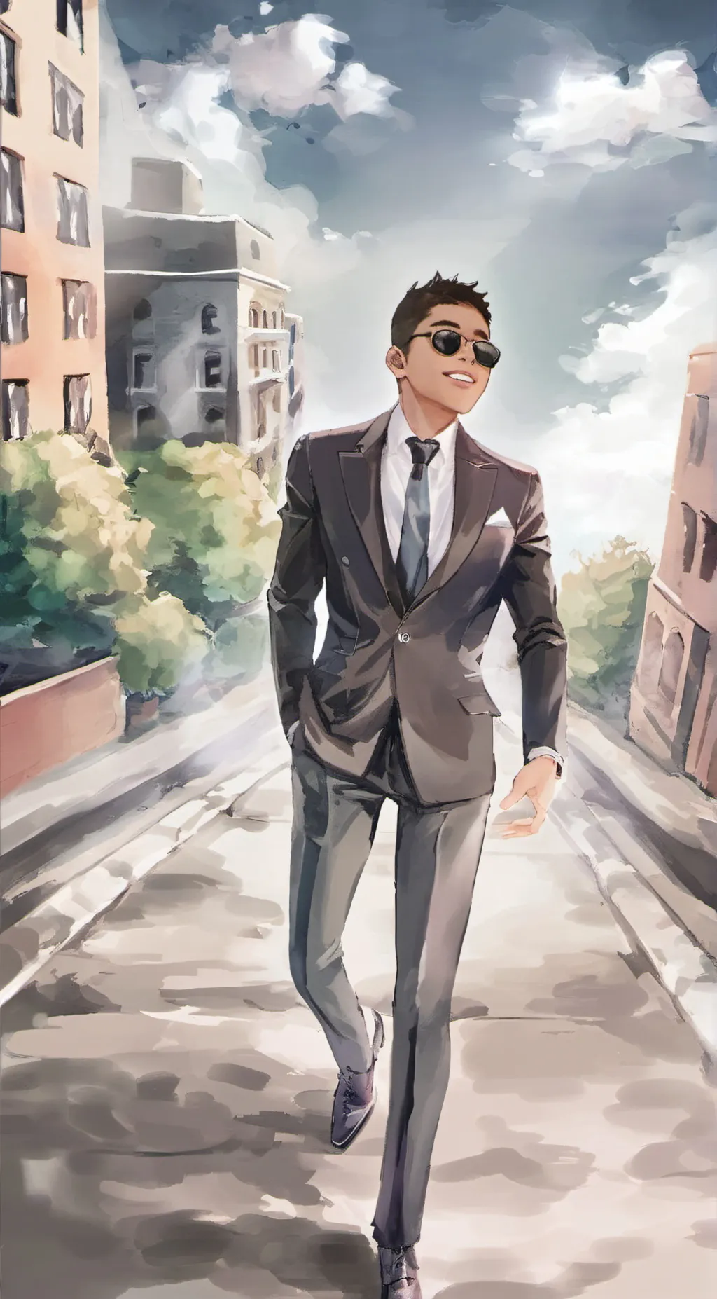 ai character: Jason  background