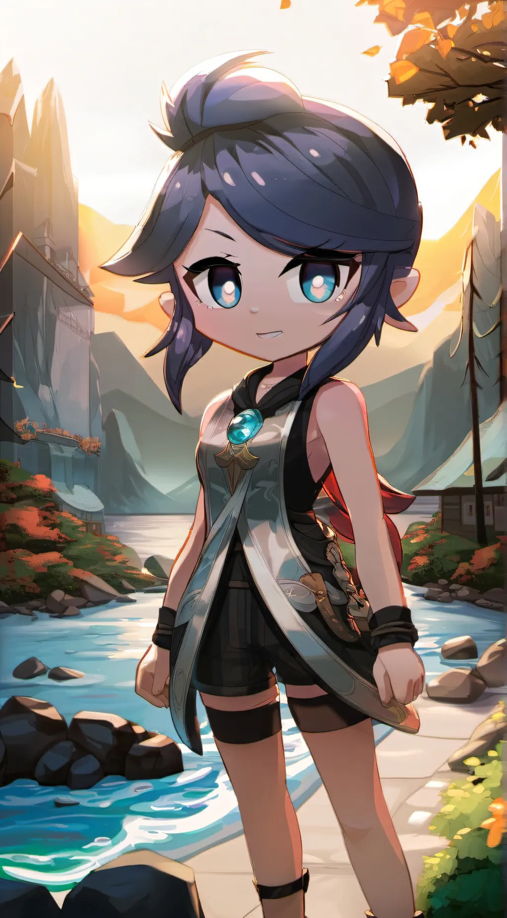 ai character: Jade background